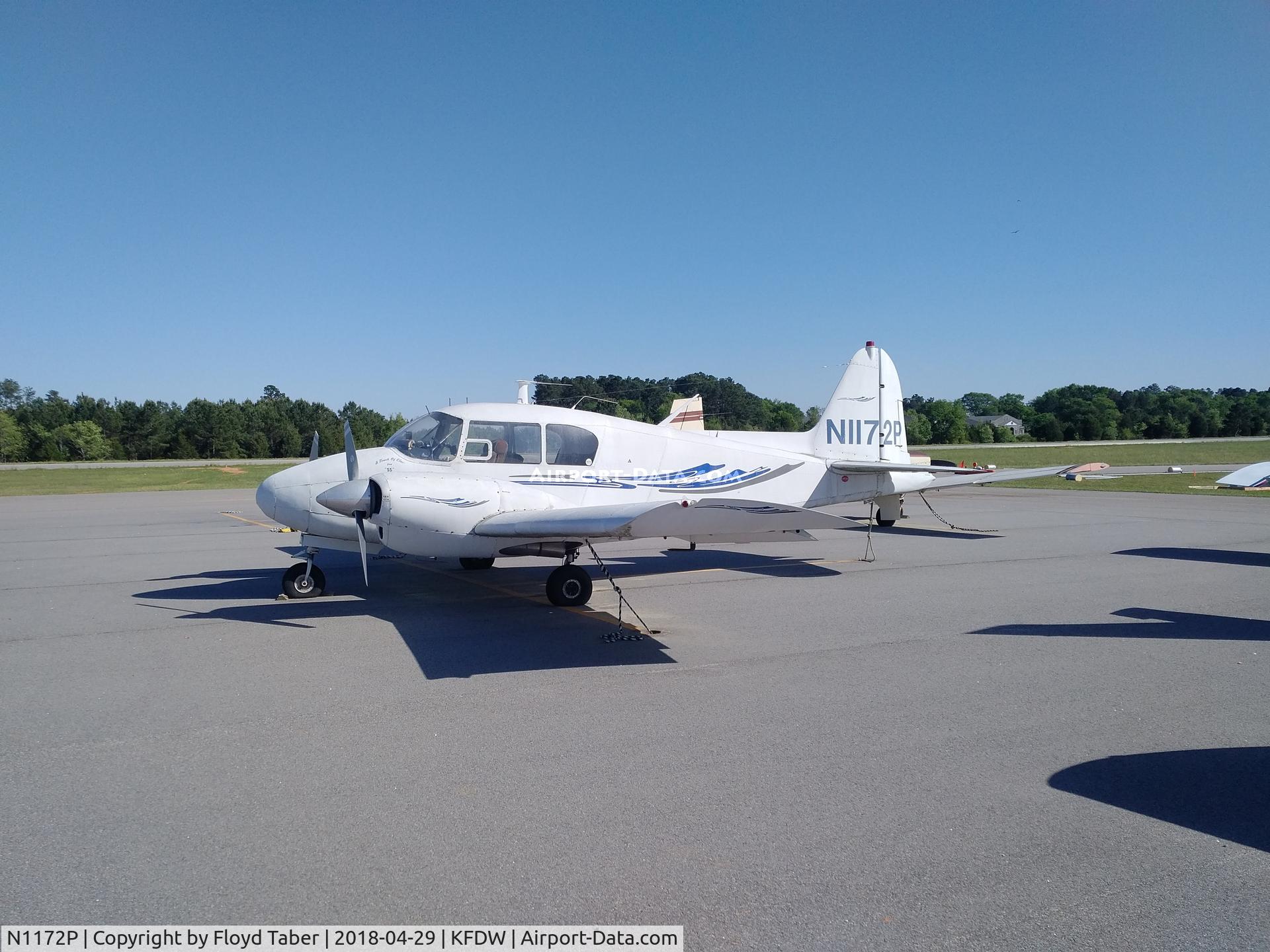 N1172P, 1955 Piper PA-23 C/N 23-175, On the ramp now it is deregistered