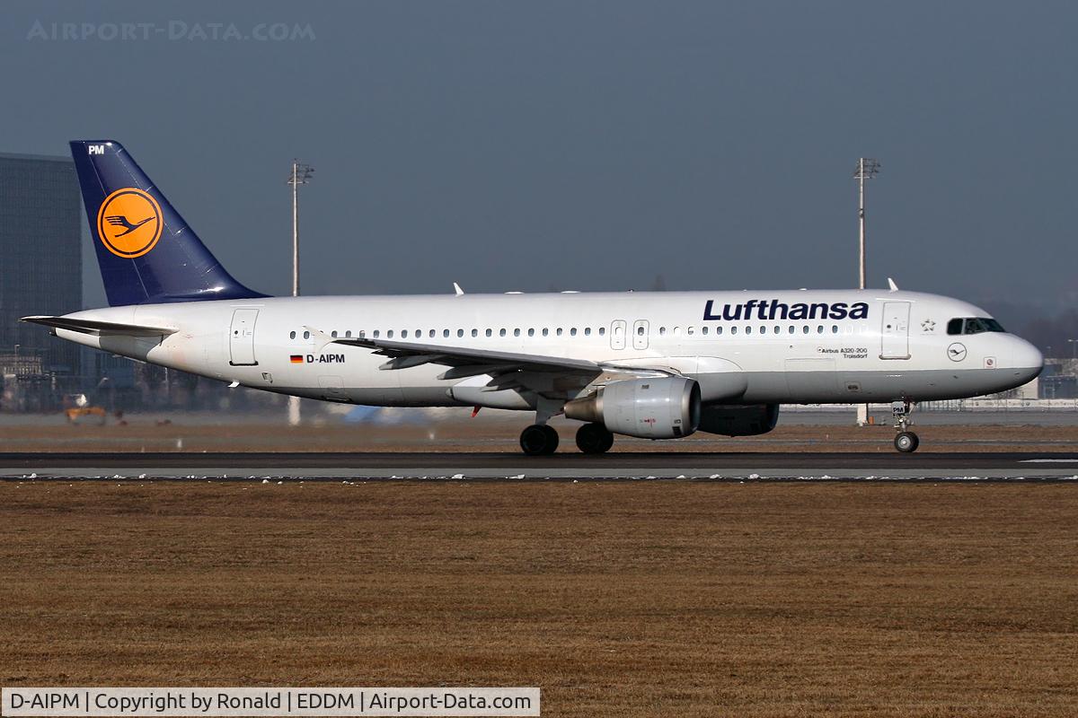 D-AIPM, 1990 Airbus A320-211 C/N 104, at eddm