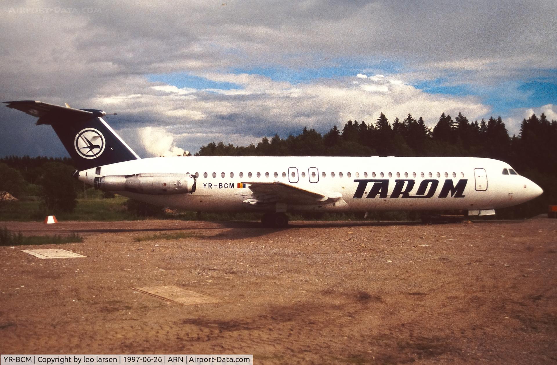 YR-BCM, 1977 BAC 111-525FT One-Eleven C/N BAC.256, Stockholm Arlanda 26.6.1997