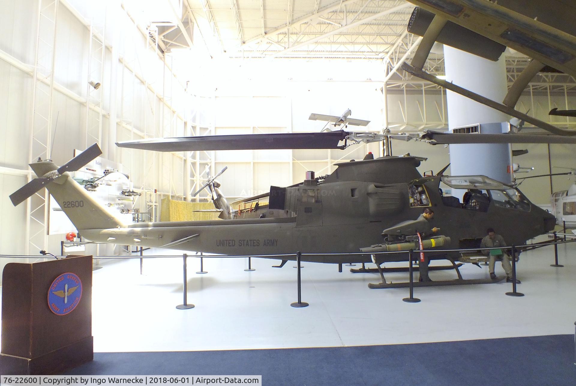76-22600, 1976 Bell AH-1F Cobra C/N 24034, Bell AH-1F Cobra at the US Army Aviation Museum, Ft. Rucker