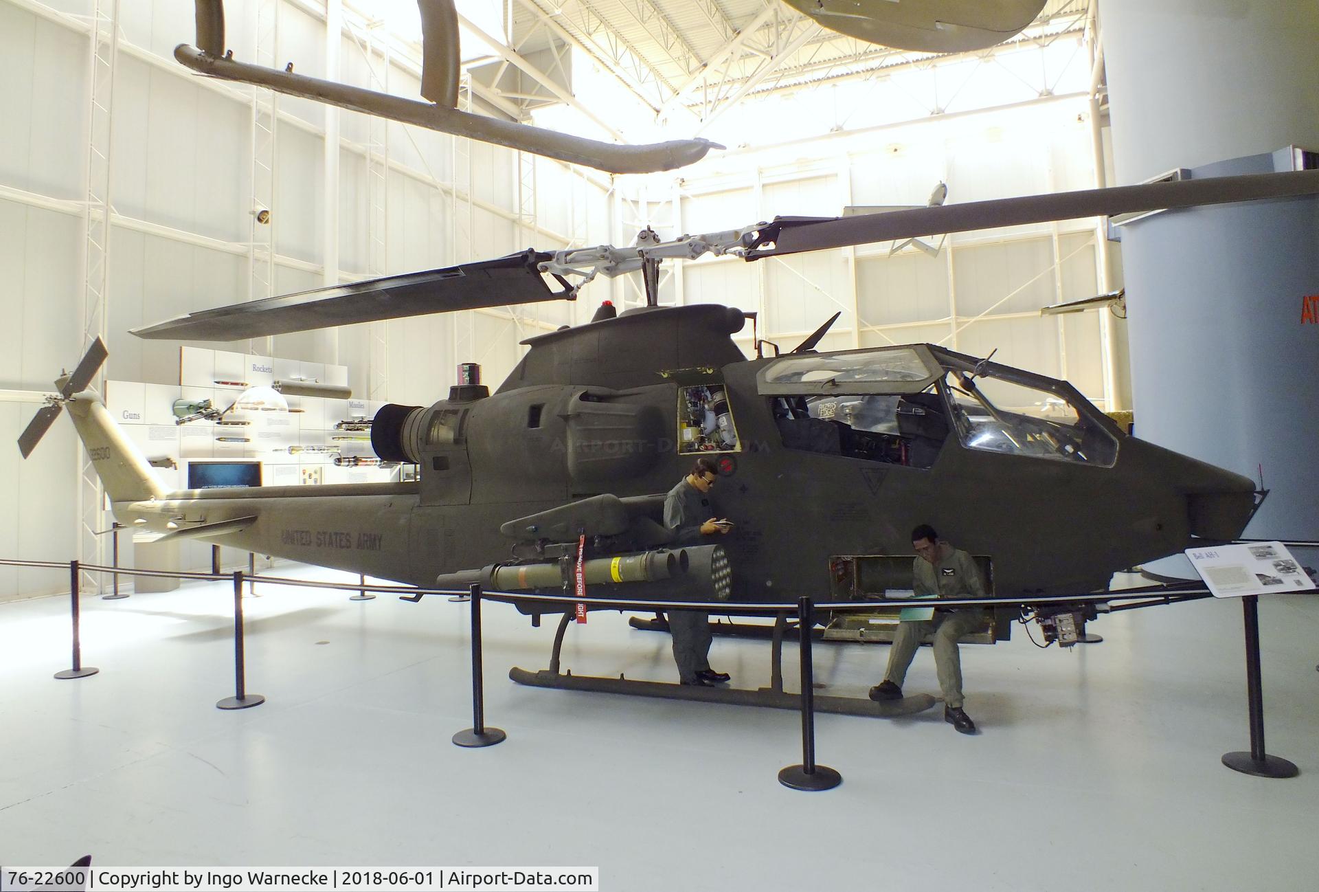 76-22600, 1976 Bell AH-1F Cobra C/N 24034, Bell AH-1F Cobra at the US Army Aviation Museum, Ft. Rucker