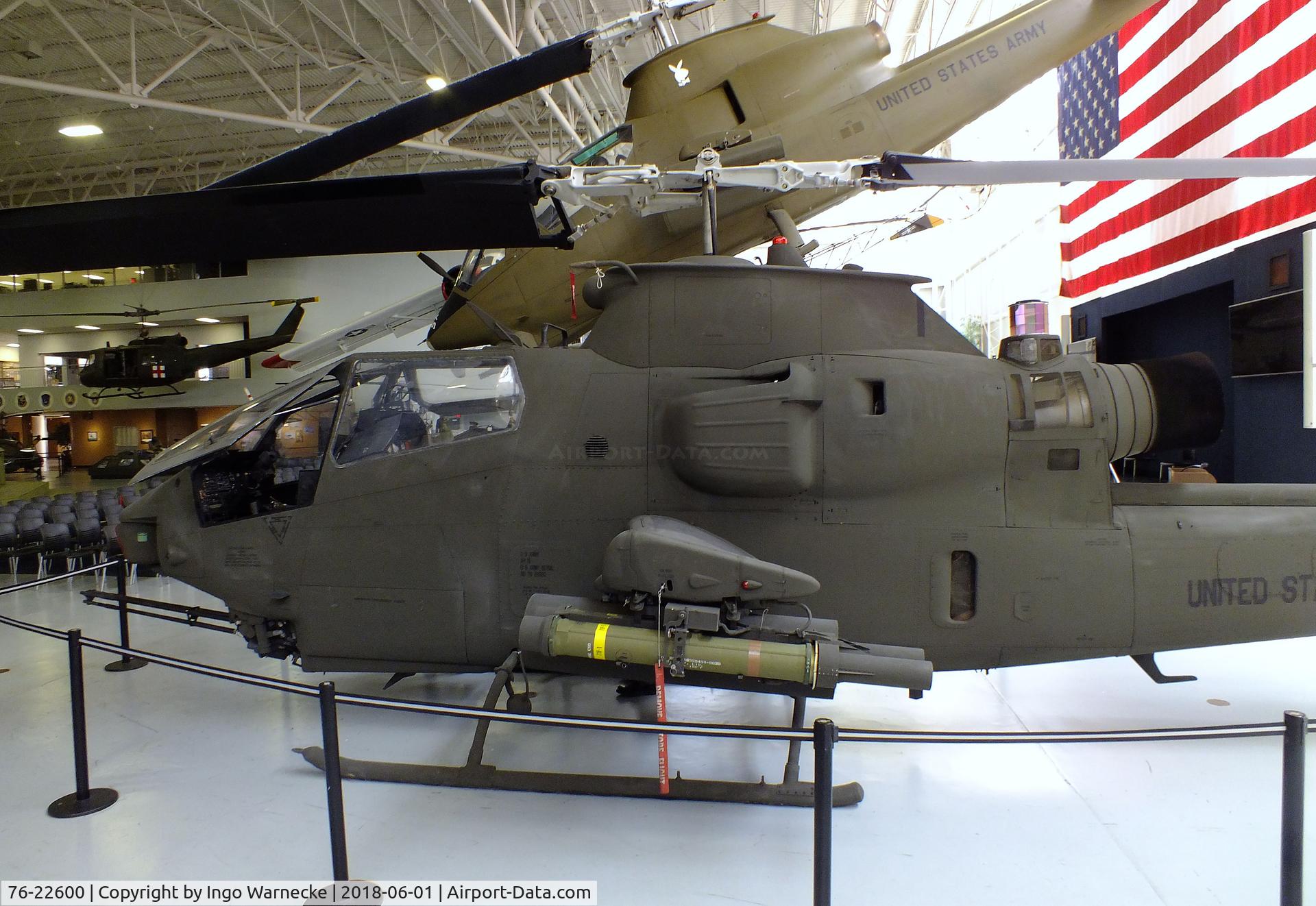 76-22600, 1976 Bell AH-1F Cobra C/N 24034, Bell AH-1F Cobra at the US Army Aviation Museum, Ft. Rucker