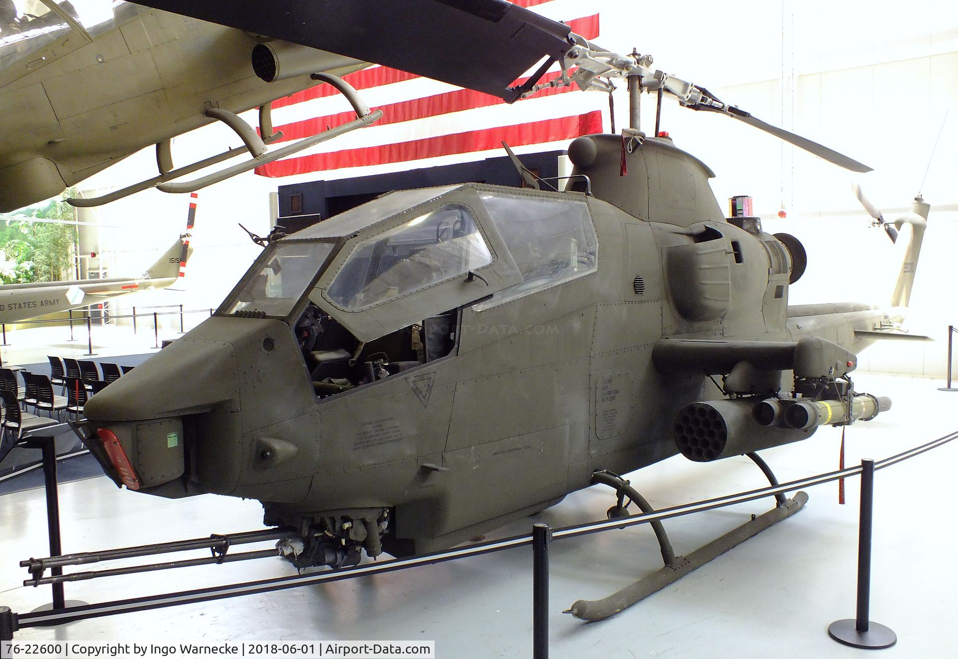 76-22600, 1976 Bell AH-1F Cobra C/N 24034, Bell AH-1F Cobra at the US Army Aviation Museum, Ft. Rucker