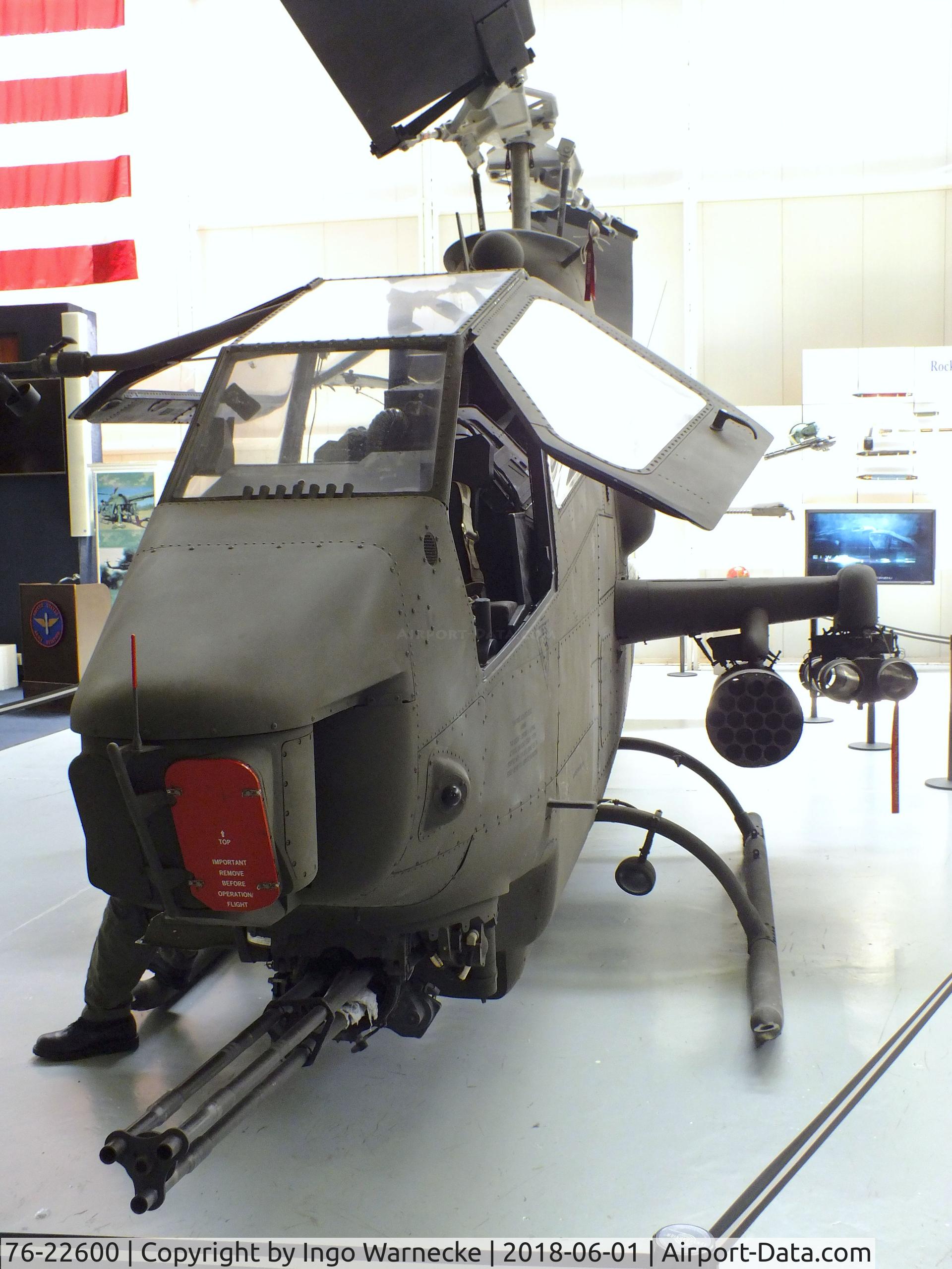 76-22600, 1976 Bell AH-1F Cobra C/N 24034, Bell AH-1F Cobra at the US Army Aviation Museum, Ft. Rucker