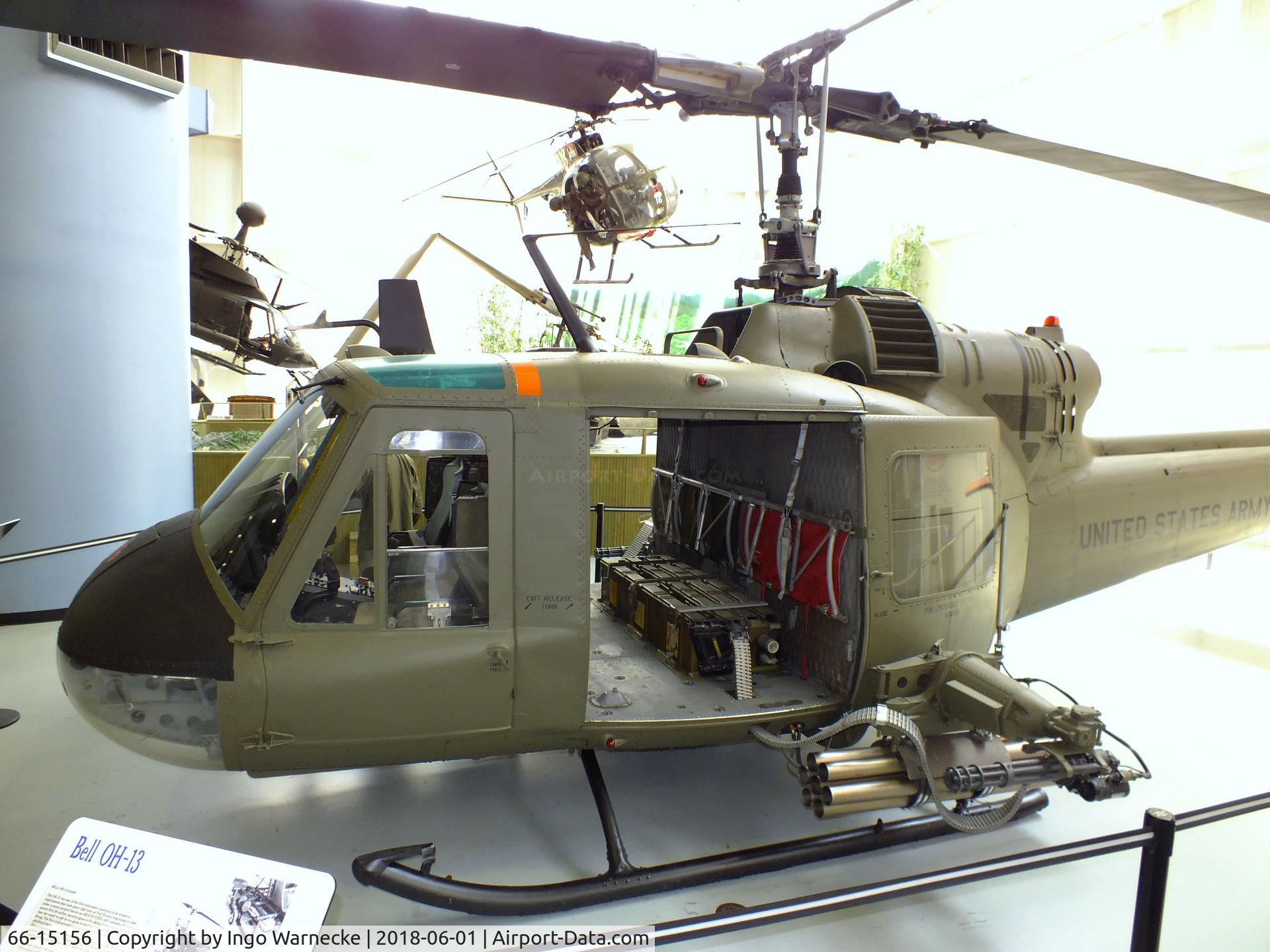 66-15156, 1966 Bell UH-1M Iroquois C/N 1884, Bell UH-1M Iroquois gunship at the US Army Aviation Museum, Ft. Rucker