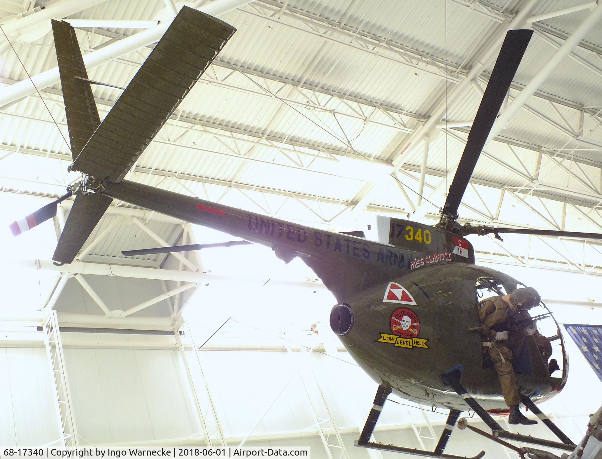 68-17340, 1968 Hughes OH-6A Cayuse C/N 1300, Hughes OH-6A Cayuse at the US Army Aviation Museum, Ft. Rucker