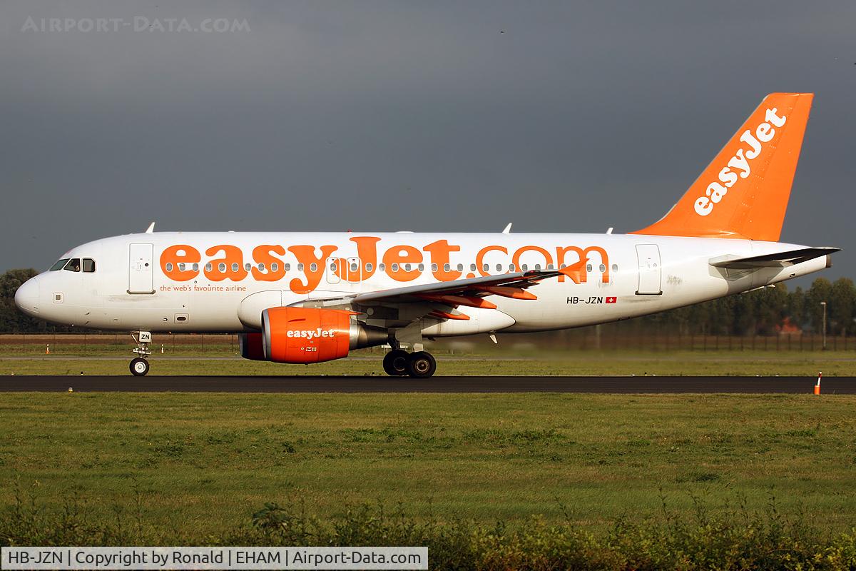 HB-JZN, 2005 Airbus A319-111 C/N 2387, at spl