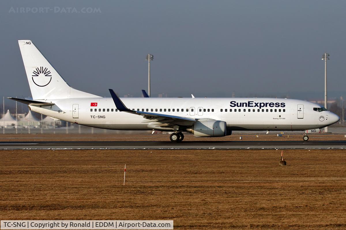 TC-SNG, 2008 Boeing 737-8HC C/N 36530, at munchen