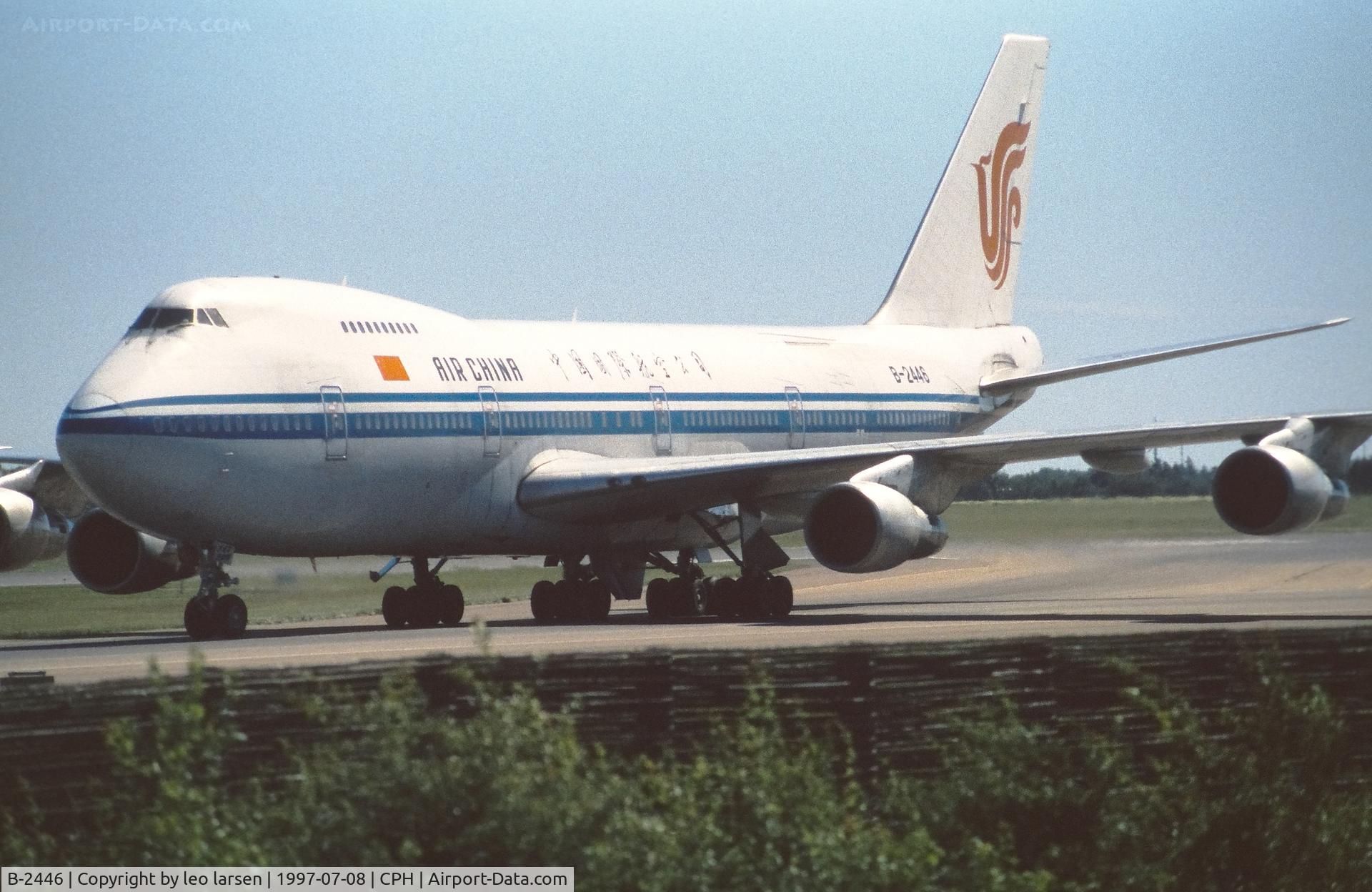 B-2446, 1983 Boeing 747-2J6B C/N 23071, Copenhagen 8.7.1997