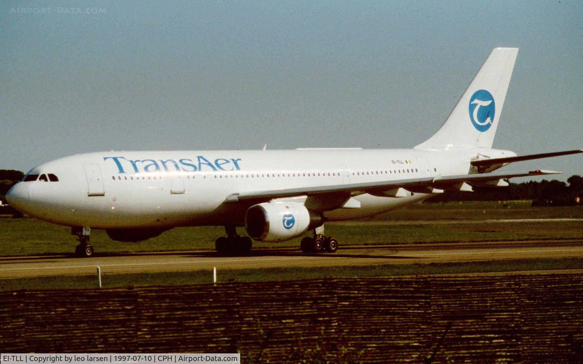 EI-TLL, 1981 Airbus A300B4-203 C/N 158, Copenhagen 10.7.1997