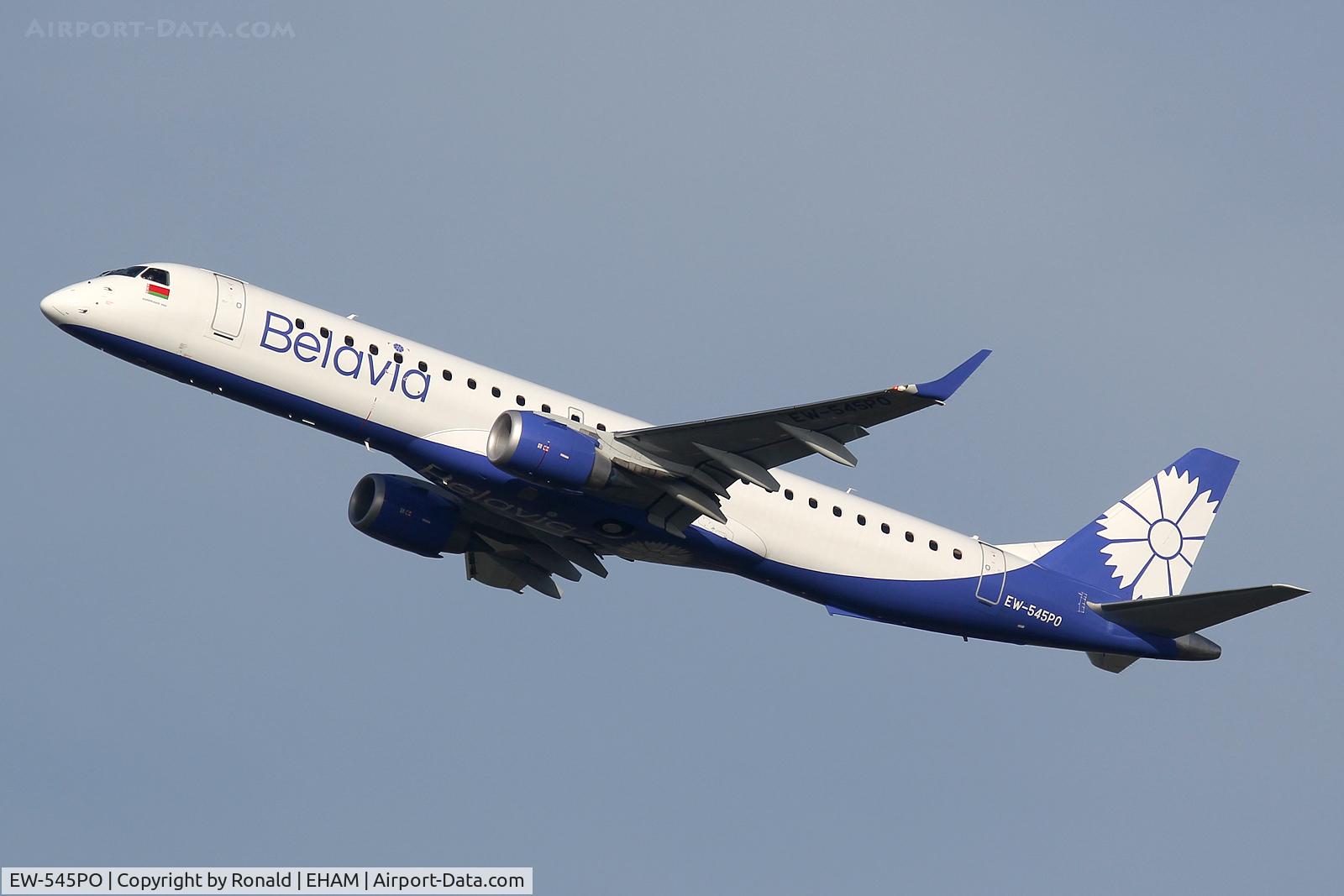 EW-545PO, 2019 Embraer 195LR (ERJ-190-200LR) C/N 19000772, at spl