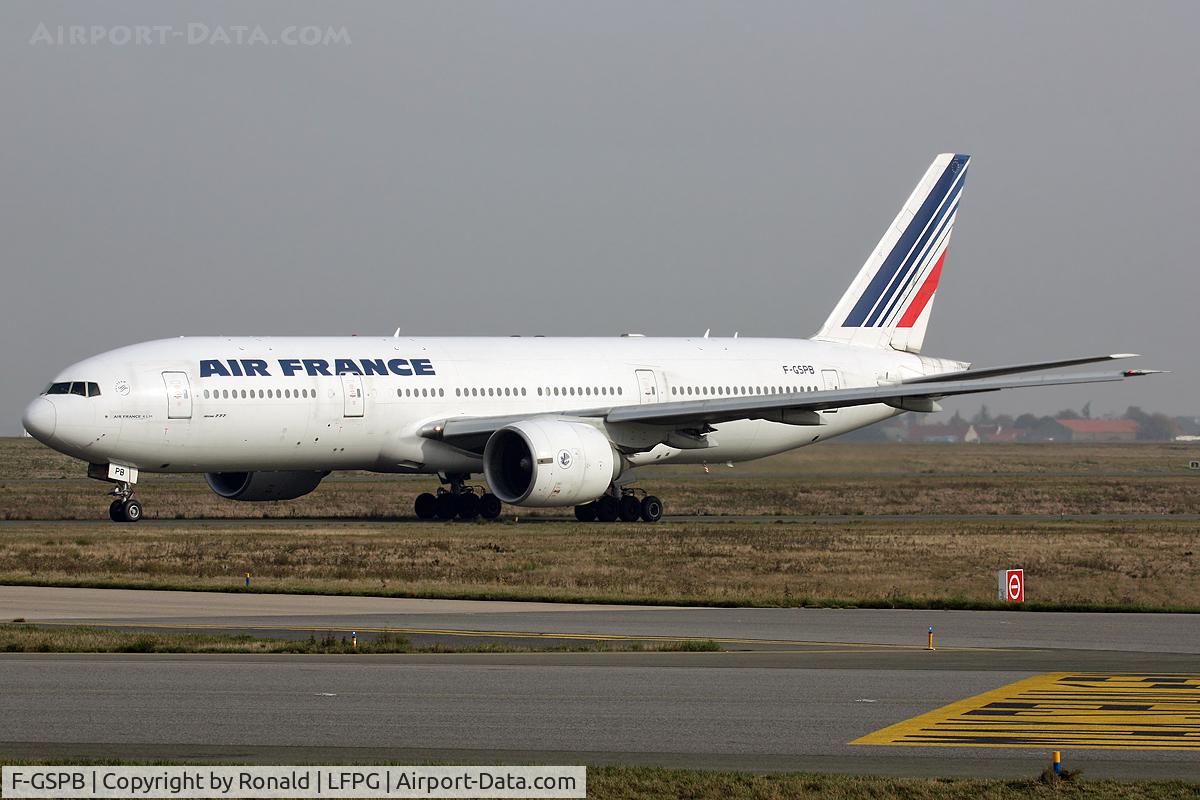 F-GSPB, 1998 Boeing 777-228/ER C/N 29003, at cdg