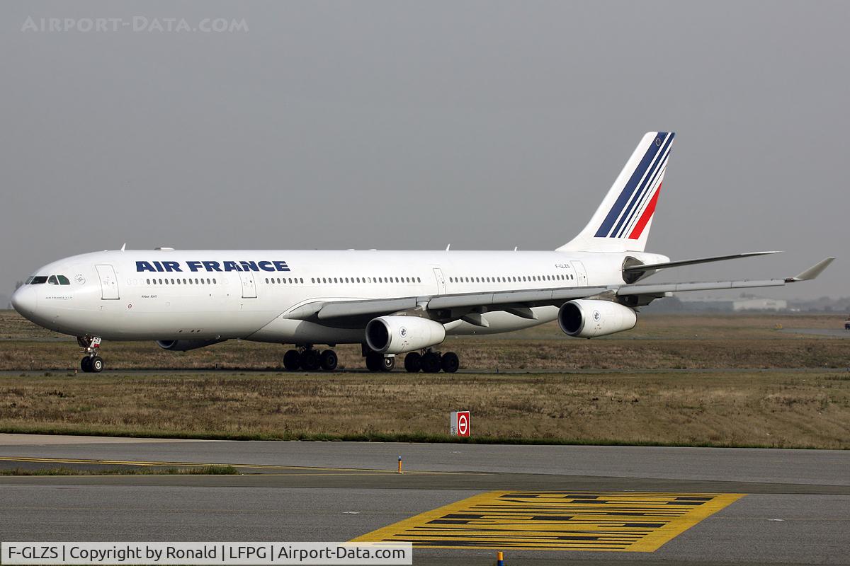 F-GLZS, 1999 Airbus A340-313X C/N 310, at cdg