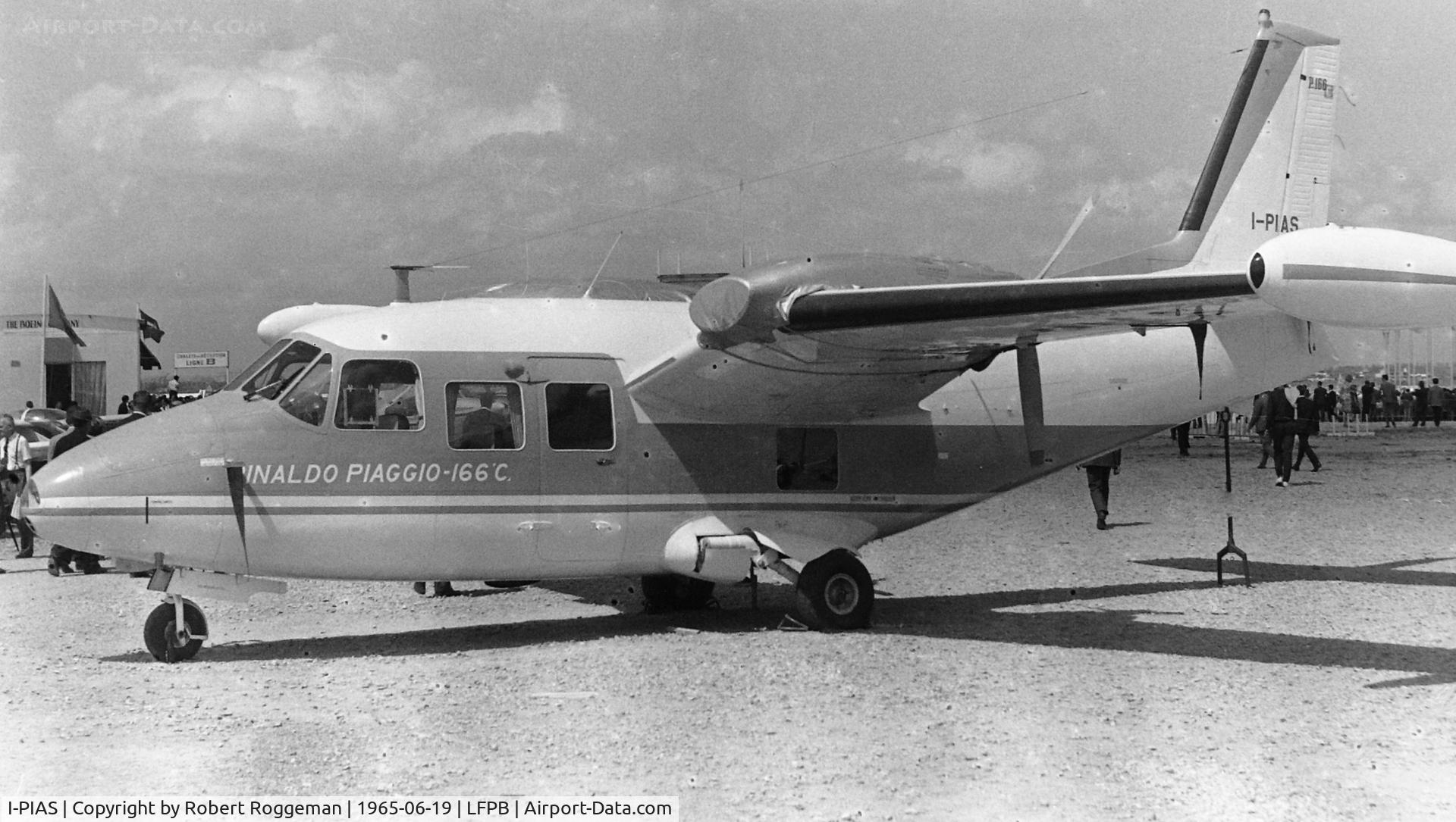 I-PIAS, 1963 Piaggio P-166C C/N 411, PARIS AIRSHOW.RINALDO PIAGGIO-166C.