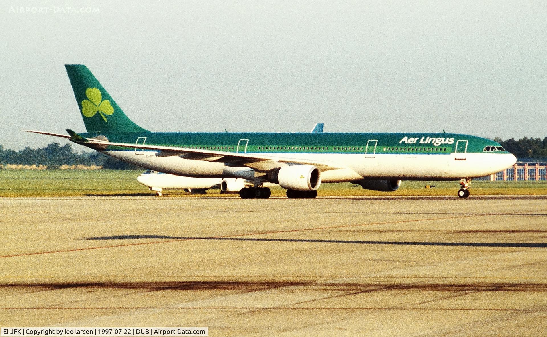 EI-JFK, 1995 Airbus A330-301 C/N 086, Dublin 22.7.1997