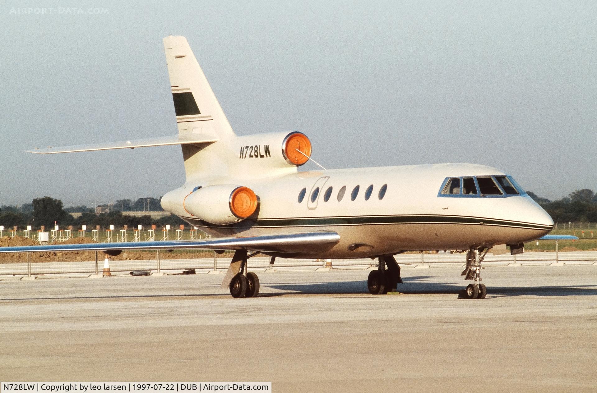 N728LW, 1979 Dassault-Breguet Falcon 50 C/N 3, Dublin 22.7.1997