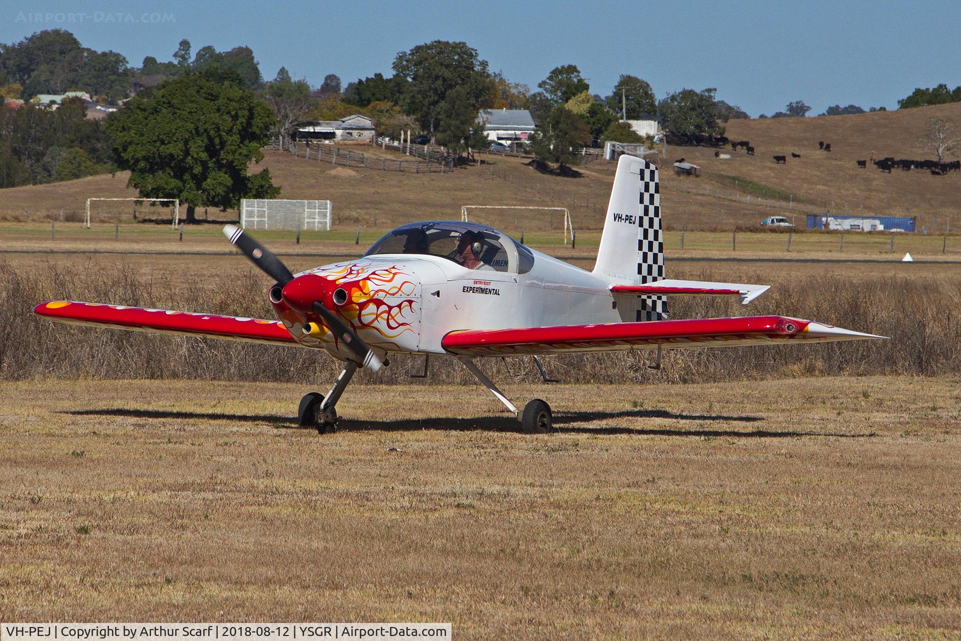 VH-PEJ, Vans RV-7A C/N 71562, South Grafton Aerodrome 2018 Wings and wheels