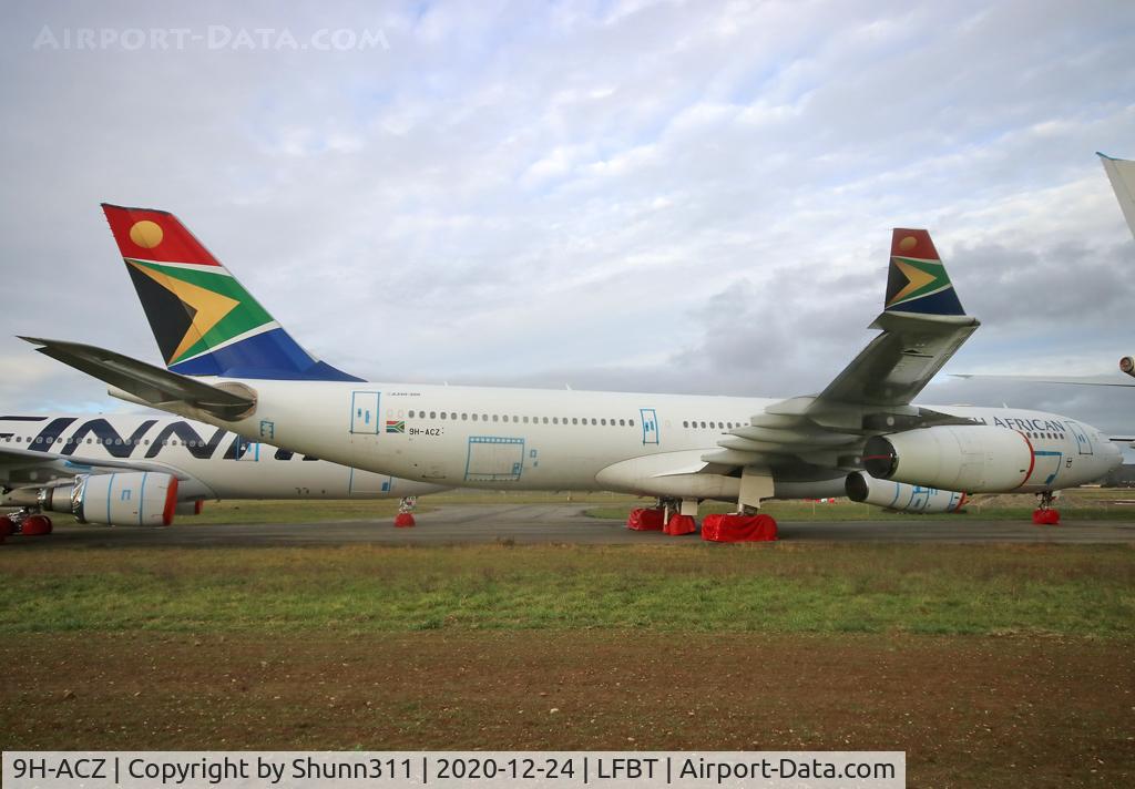 9H-ACZ, 2004 Airbus A340-313E C/N 590, Stored...