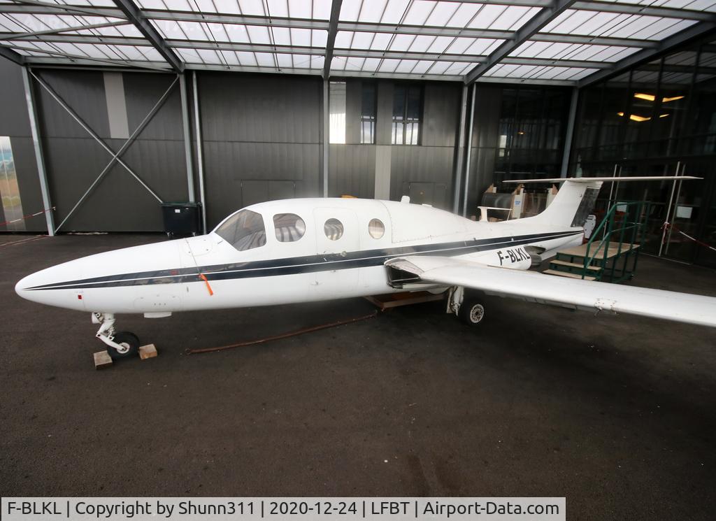 F-BLKL, Morane-Saulnier MS-760C Paris III C/N 01, Preserved as an instruction airframe near LDE Airport...