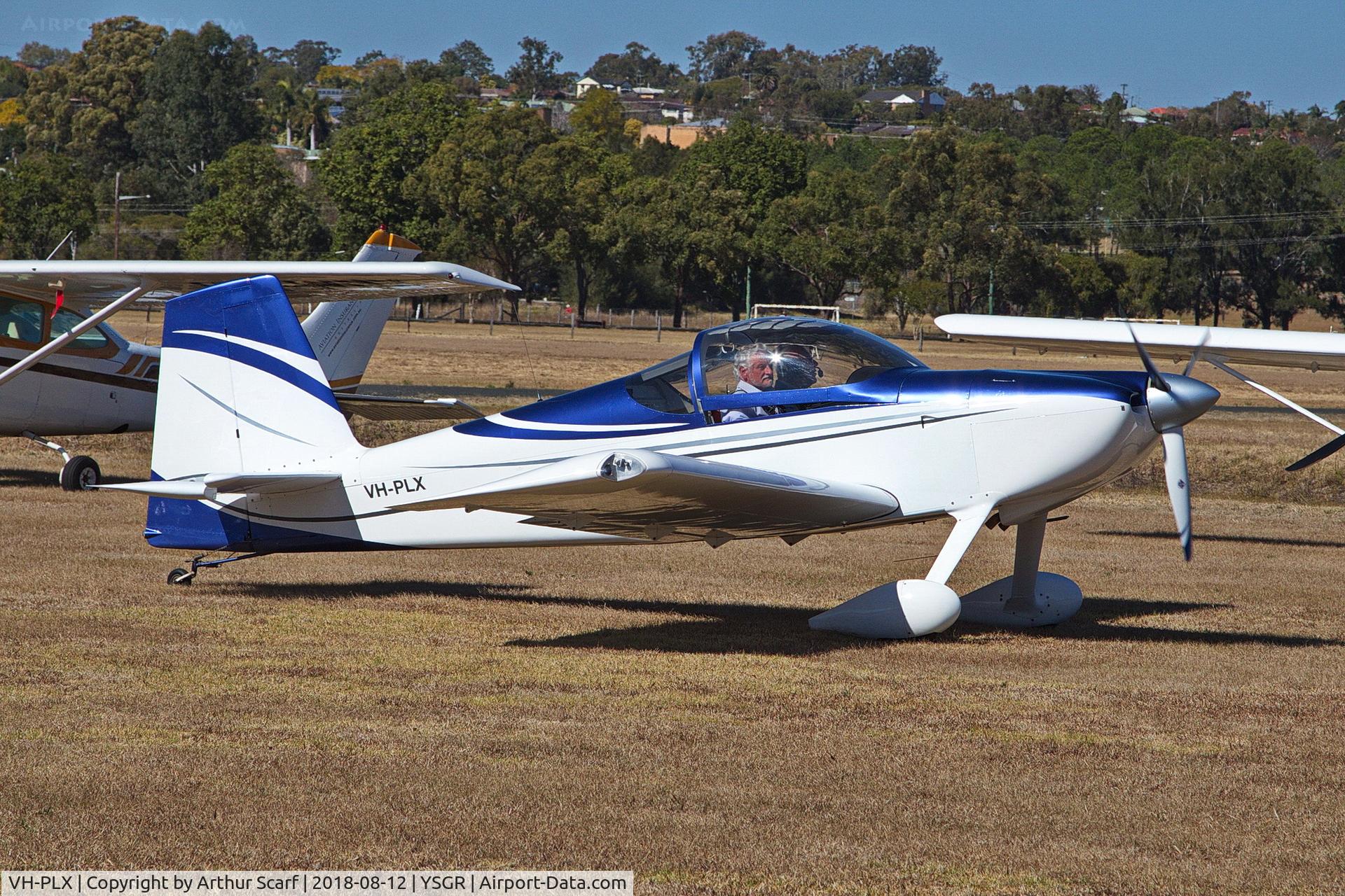 VH-PLX, 2012 Vans RV-9 C/N 92040, South Grafton Aerodrome 2018 Wings and Wheels