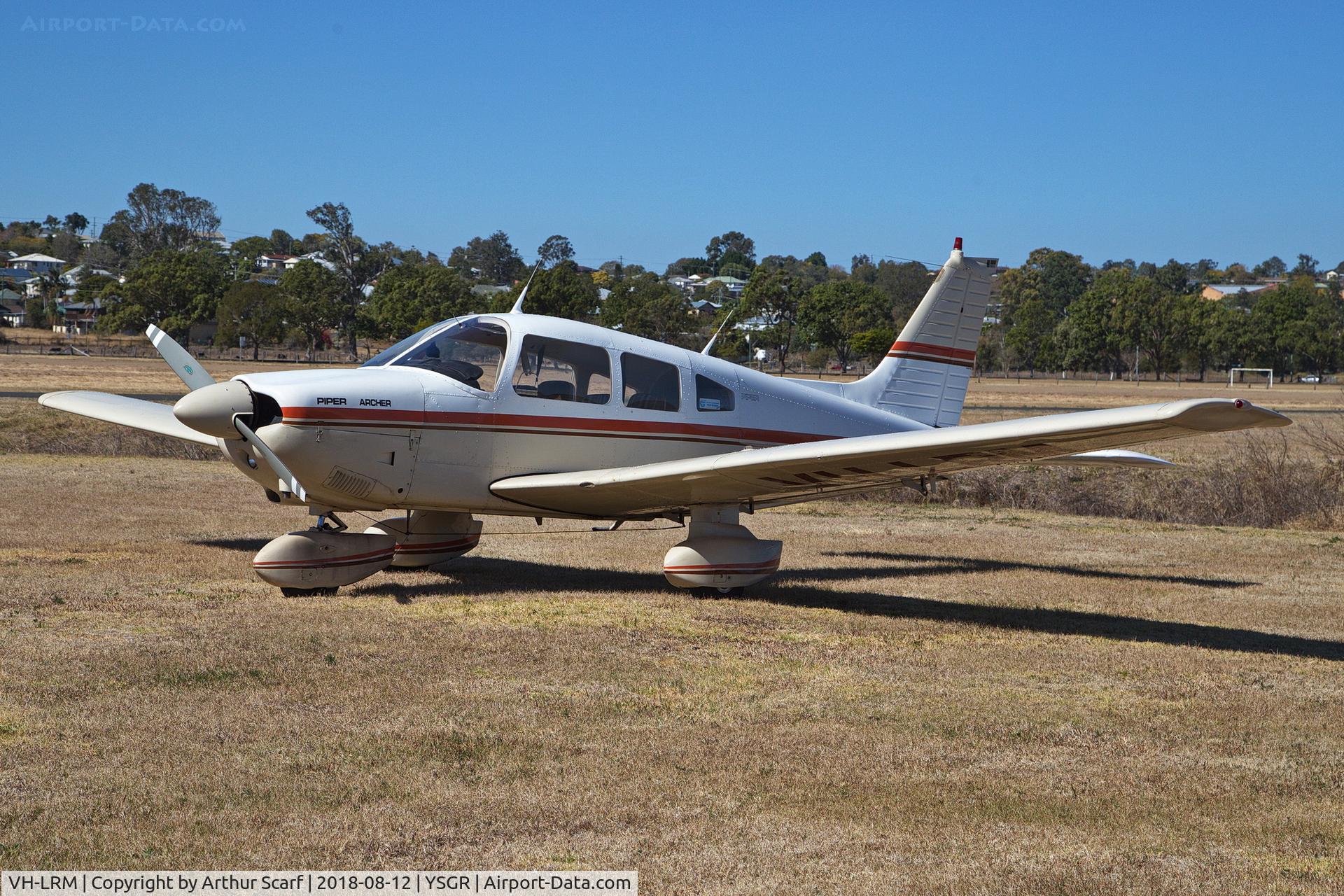 VH-LRM, 1977 Piper PA-28-181 Archer C/N 28-7890131, South Grafton Aerodrome 2018 Wings and Wheels