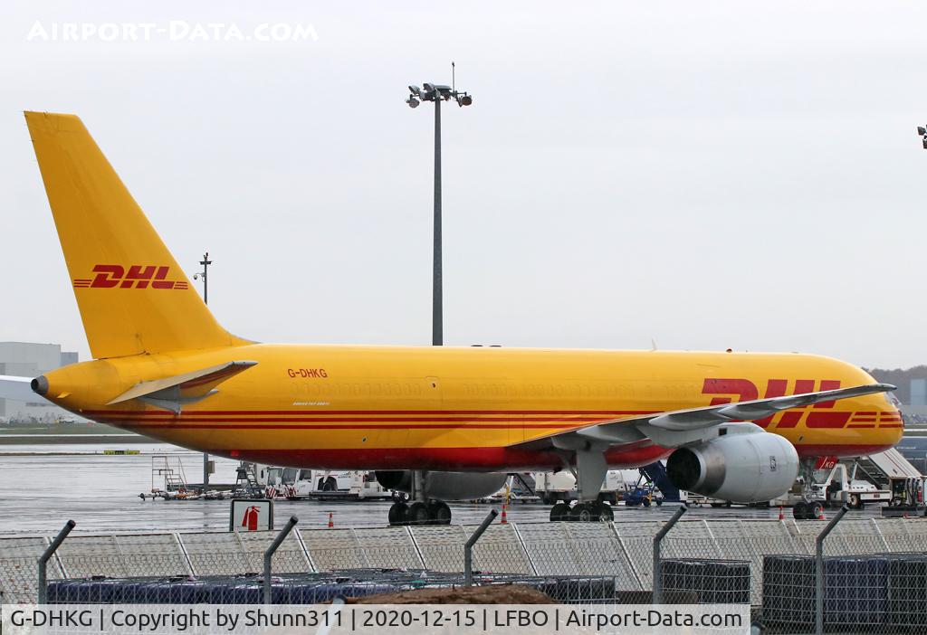 G-DHKG, 1999 Boeing 757-236 C/N 29946, Parked at the Cargo area...