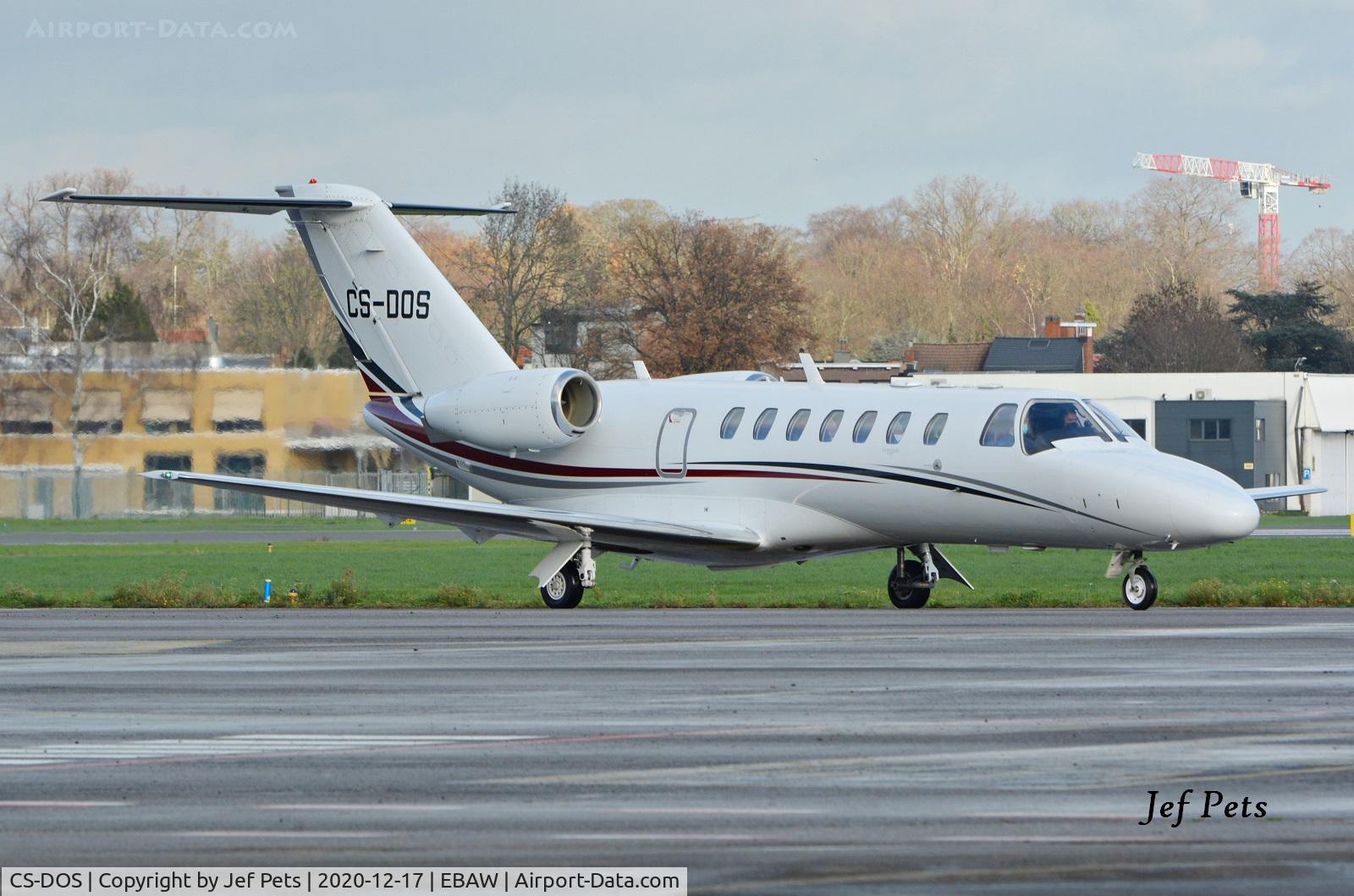 CS-DOS, 2007 Cessna 525B CitationJet CJ3 C/N 525B-0158, At Antwerp Airport.