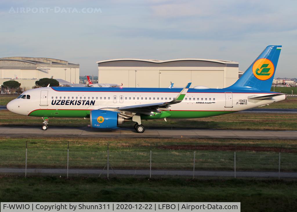 F-WWIO, 2020 Airbus A320-251N C/N 10423, C/n 10423 - To be UK32023