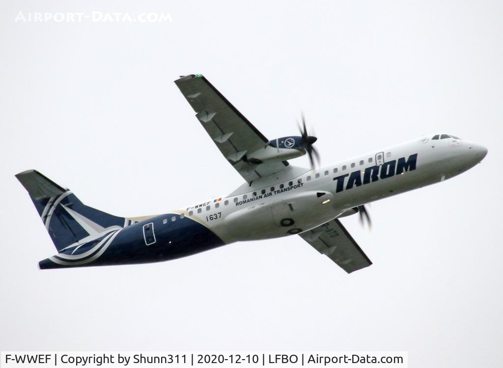 F-WWEF, 2020 ATR 72-600 C/N 1637, C/n 1637 - To be YR-ATO