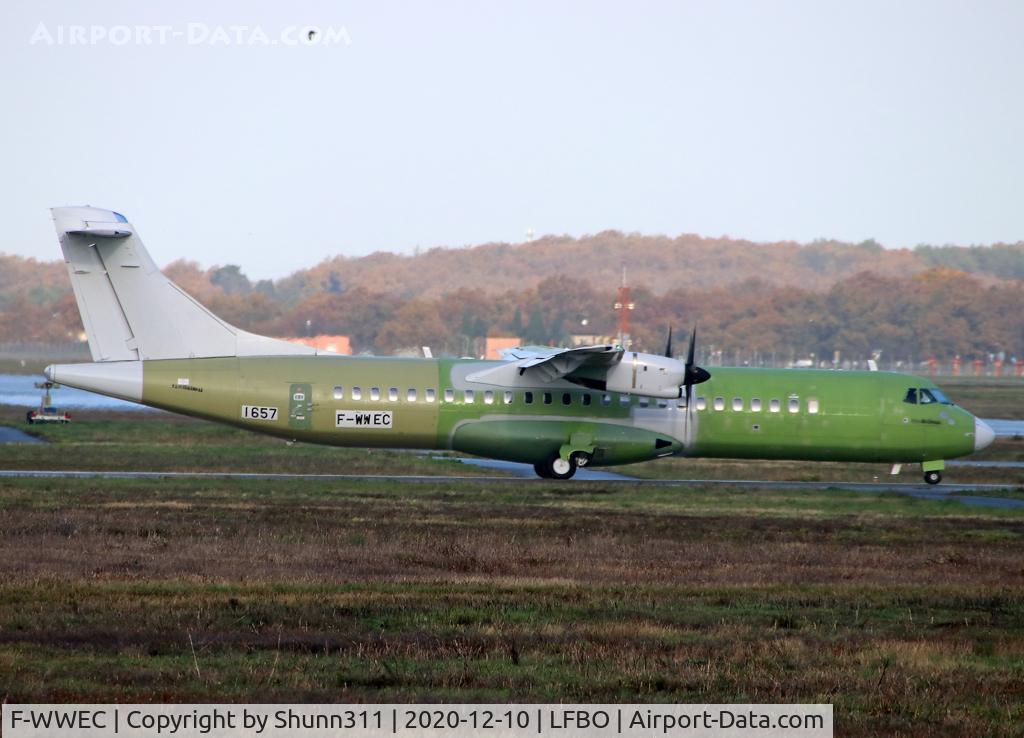 F-WWEC, 2020 ATR 72-600 C/N 1657, C/n 1657 - For unknown operator