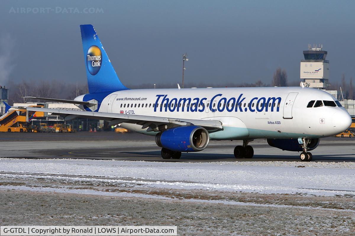 G-GTDL, 1994 Airbus A320-231 C/N 476, at salzburg