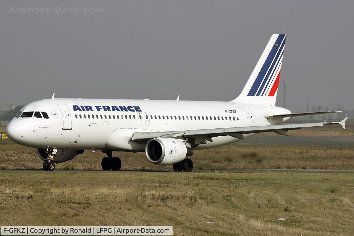 F-GFKZ, 1991 Airbus A320-211 C/N 0286, at cdg