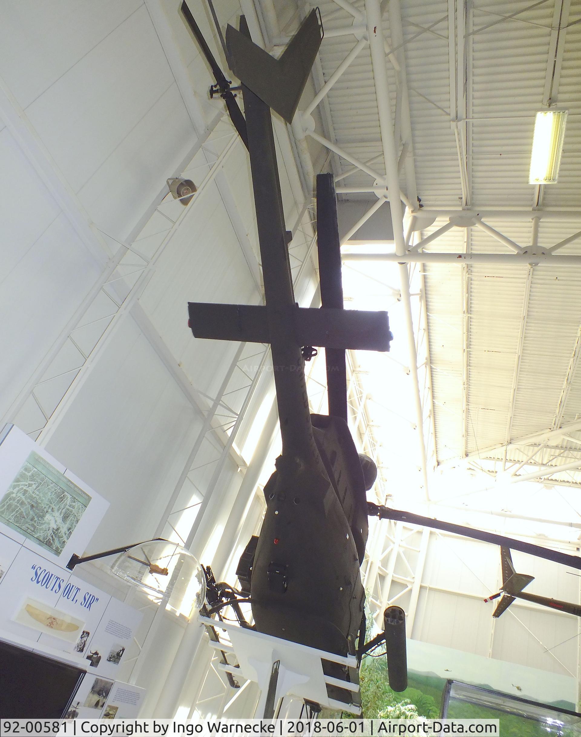 92-00581, 1992 Bell OH-58D(I) Kiowa Warrior C/N 43295, Bell OH-58D(I) Kiowa Warrior at the US Army Aviation Museum, Ft. Rucker