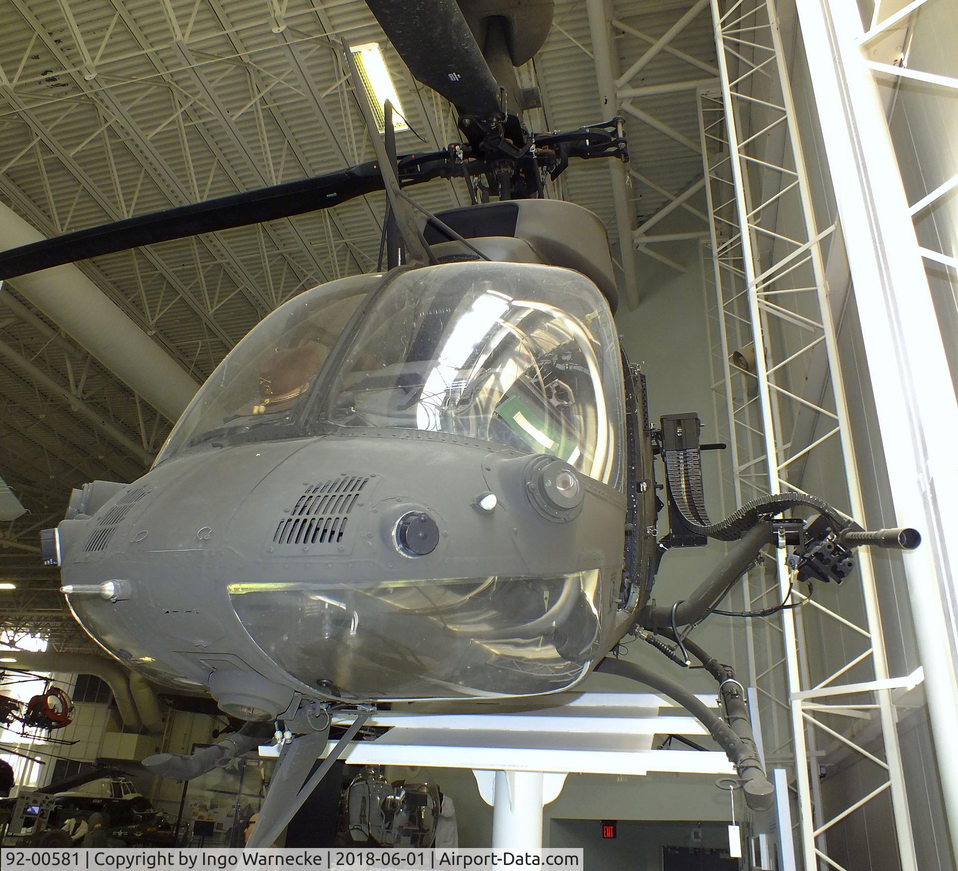 92-00581, 1992 Bell OH-58D(I) Kiowa Warrior C/N 43295, Bell OH-58D(I) Kiowa Warrior at the US Army Aviation Museum, Ft. Rucker