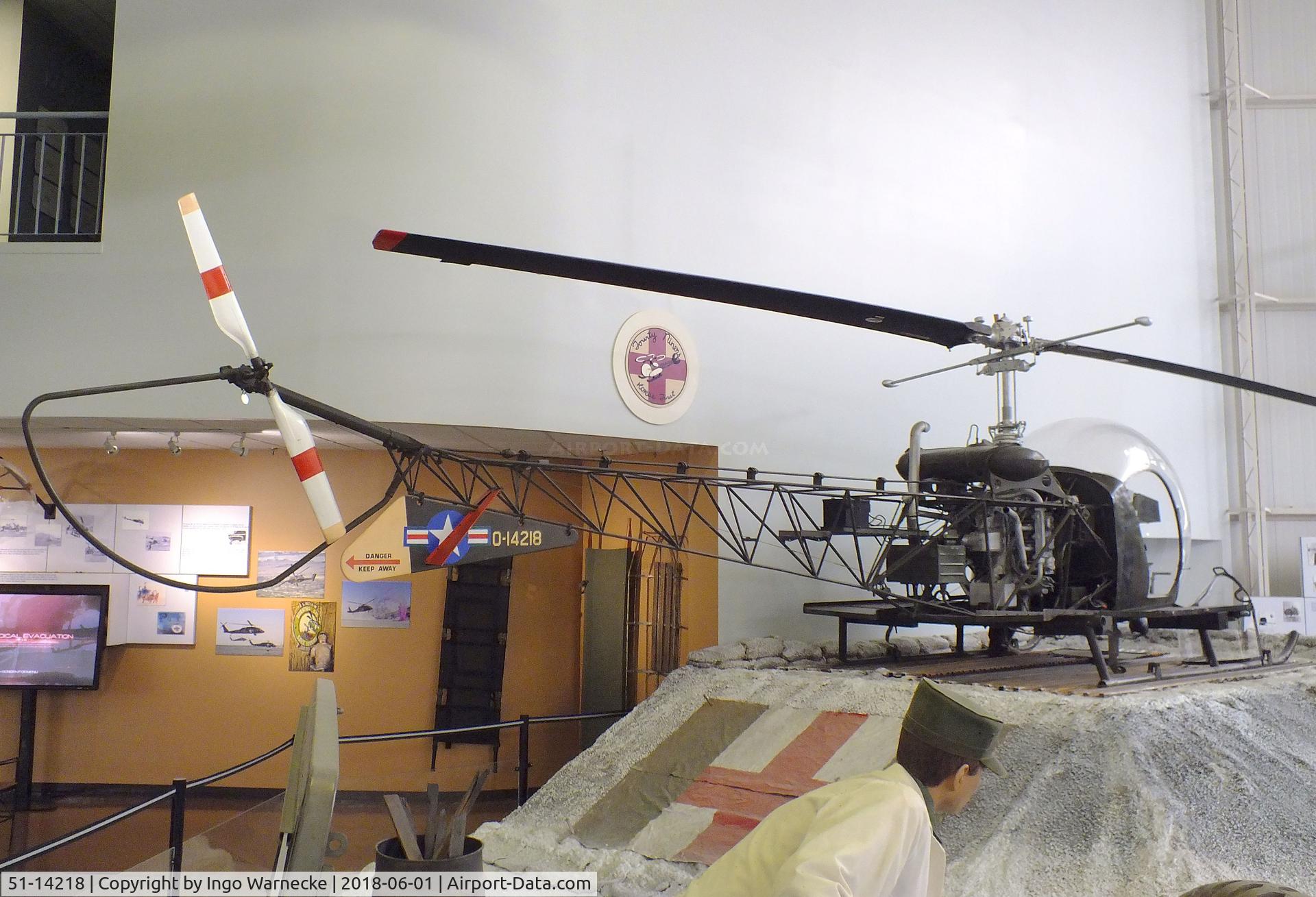 51-14218, Bell OH-13E Sioux C/N 993, Bell OH-13E Sioux at the US Army Aviation Museum, Ft. Rucker