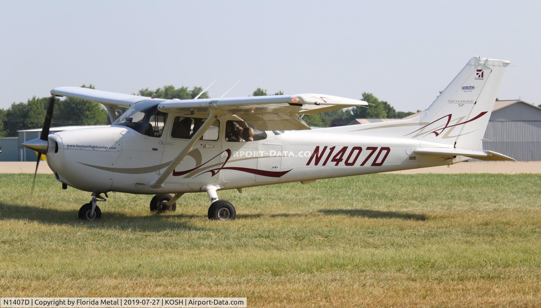 N1407D, 2008 Cessna 172S C/N 172S10666, EAA OSH 2019