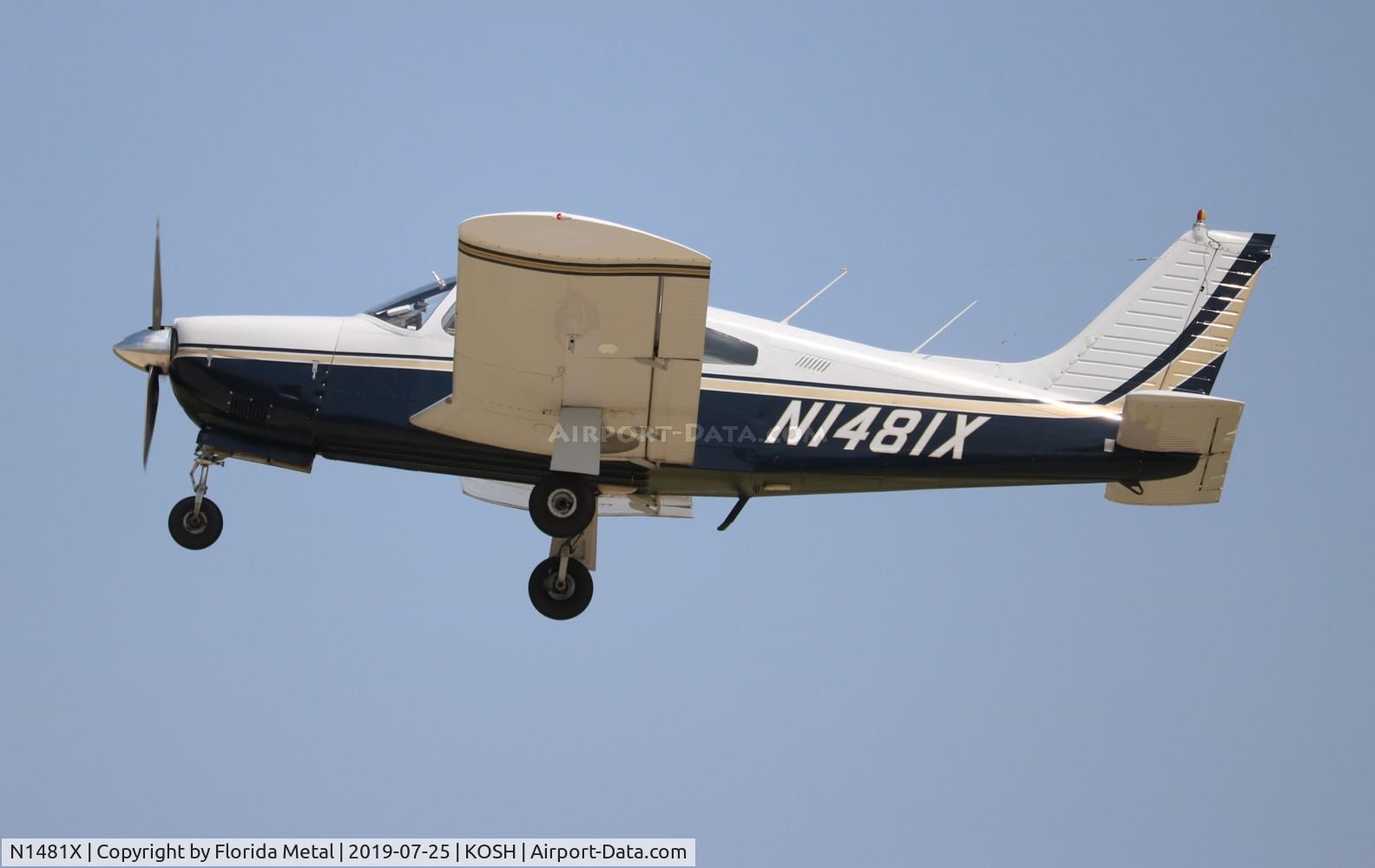 N1481X, 1975 Piper PA-28R-200 Cherokee Arrow C/N 28R-7535289, EAA OSH 2019