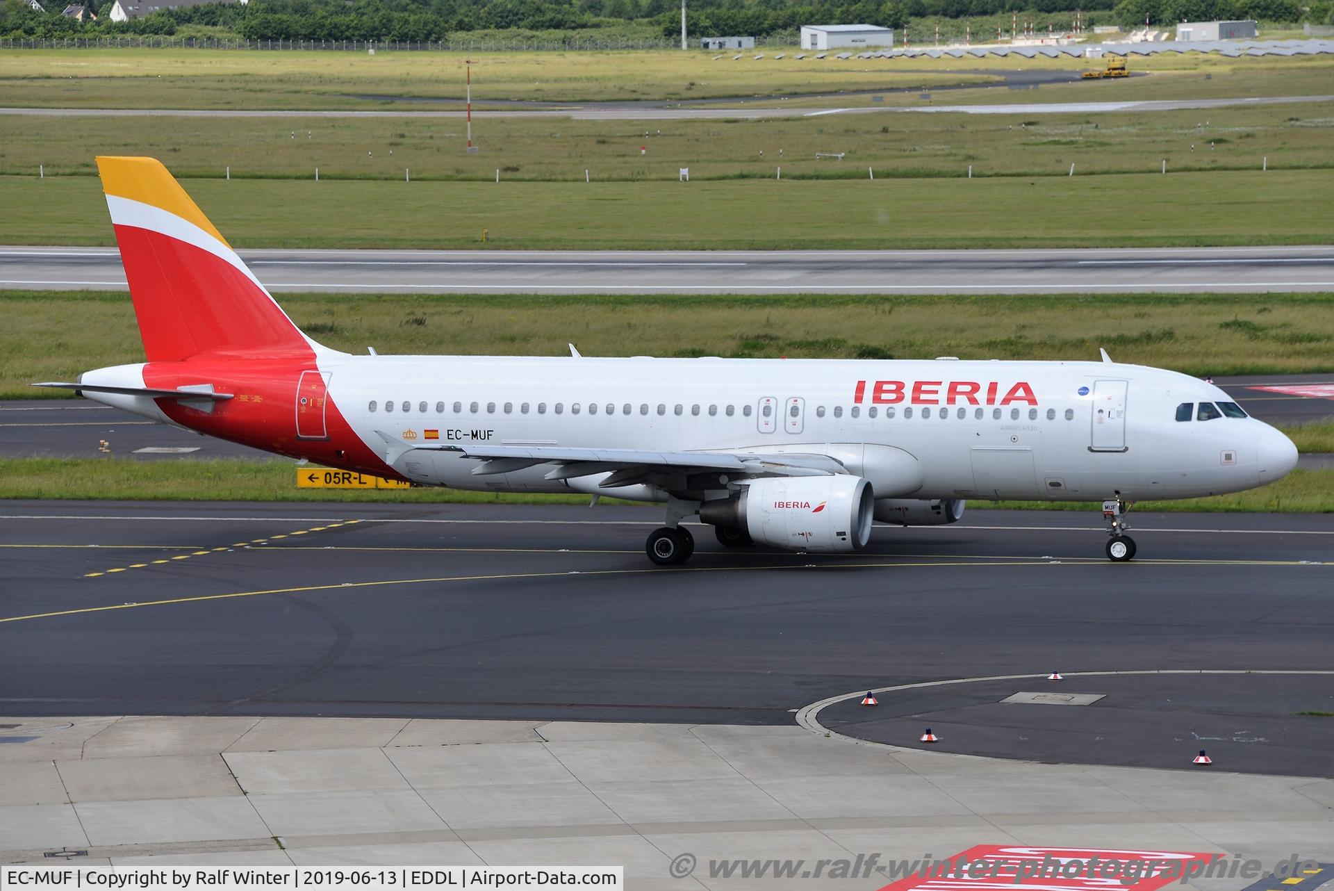 EC-MUF, 2007 Airbus A320-214 C/N 3278, Airbus A320-214 - IB IBE Iberia 'Cadaques' - 3278 - EC-MUF - 13.06.2019 - DUS