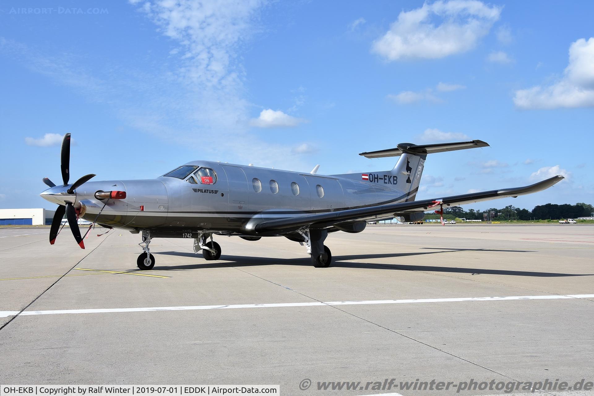 OH-EKB, 2017 Pilatus PC-12/47E C/N 1742, Pilatus PC-12-47E - Kitzbühel Airways - 1742 - OH-EKB - 01.07.2019 - CGN