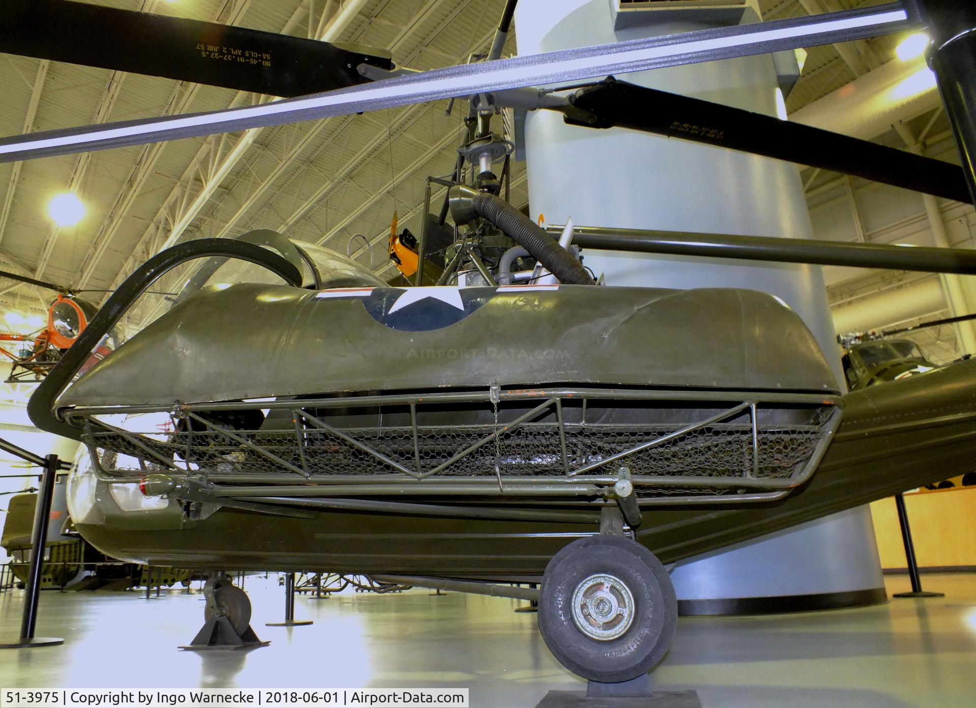 51-3975, 1951 Hiller UH-23B Raven C/N 188, Hiller UH-23B Raven at the US Army Aviation Museum, Ft. Rucker