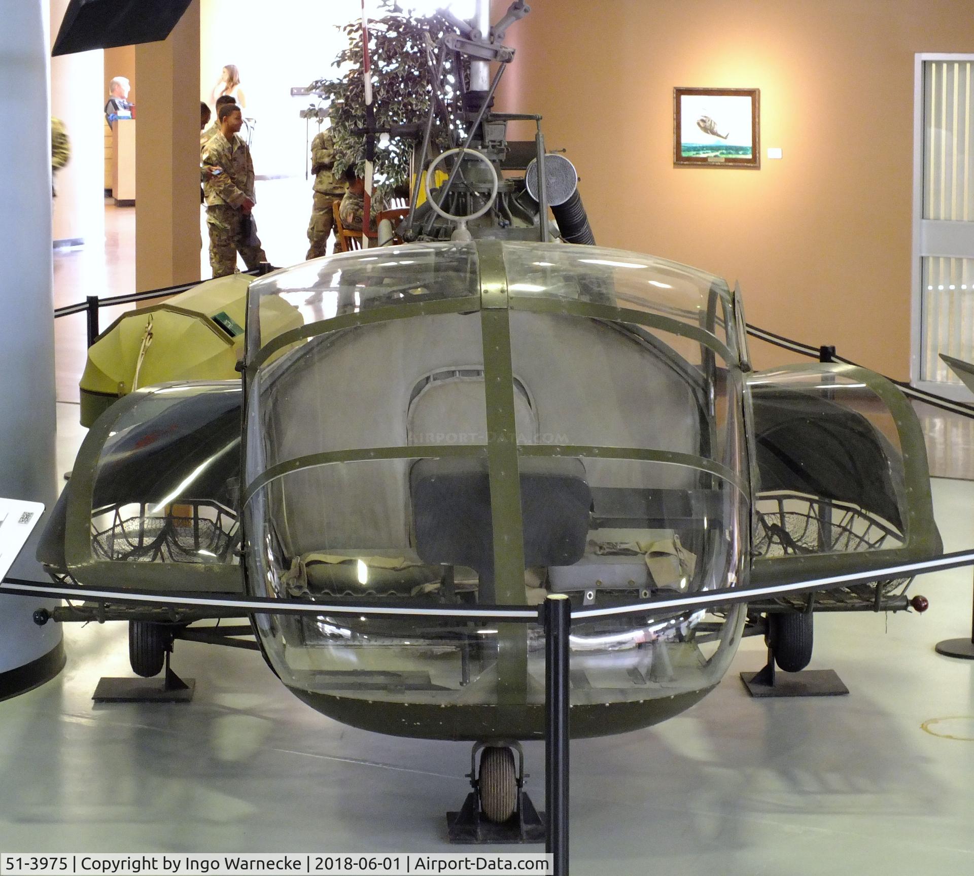 51-3975, 1951 Hiller UH-23B Raven C/N 188, Hiller UH-23B Raven at the US Army Aviation Museum, Ft. Rucker