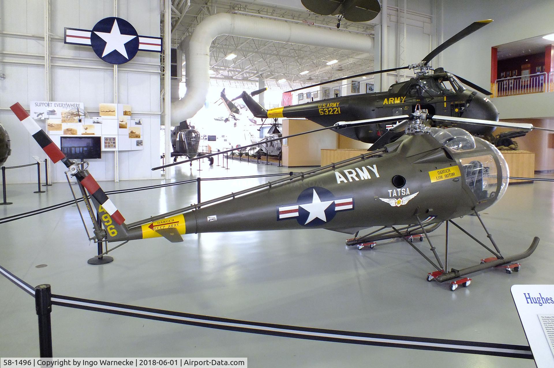 58-1496, Brantly YHO-3 C/N 63, Brantly YHO-3BR at the US Army Aviation Museum, Ft. Rucker