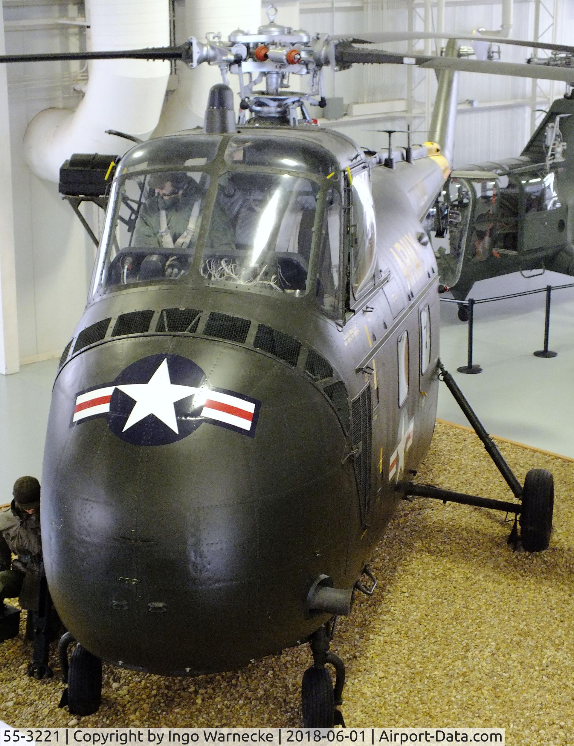 55-3221, 1955 Sikorsky H-19D-SI Chickasaw C/N 55-970, Sikorsky H-19D-SI Chickasaw at the US Army Aviation Museum, Ft. Rucker