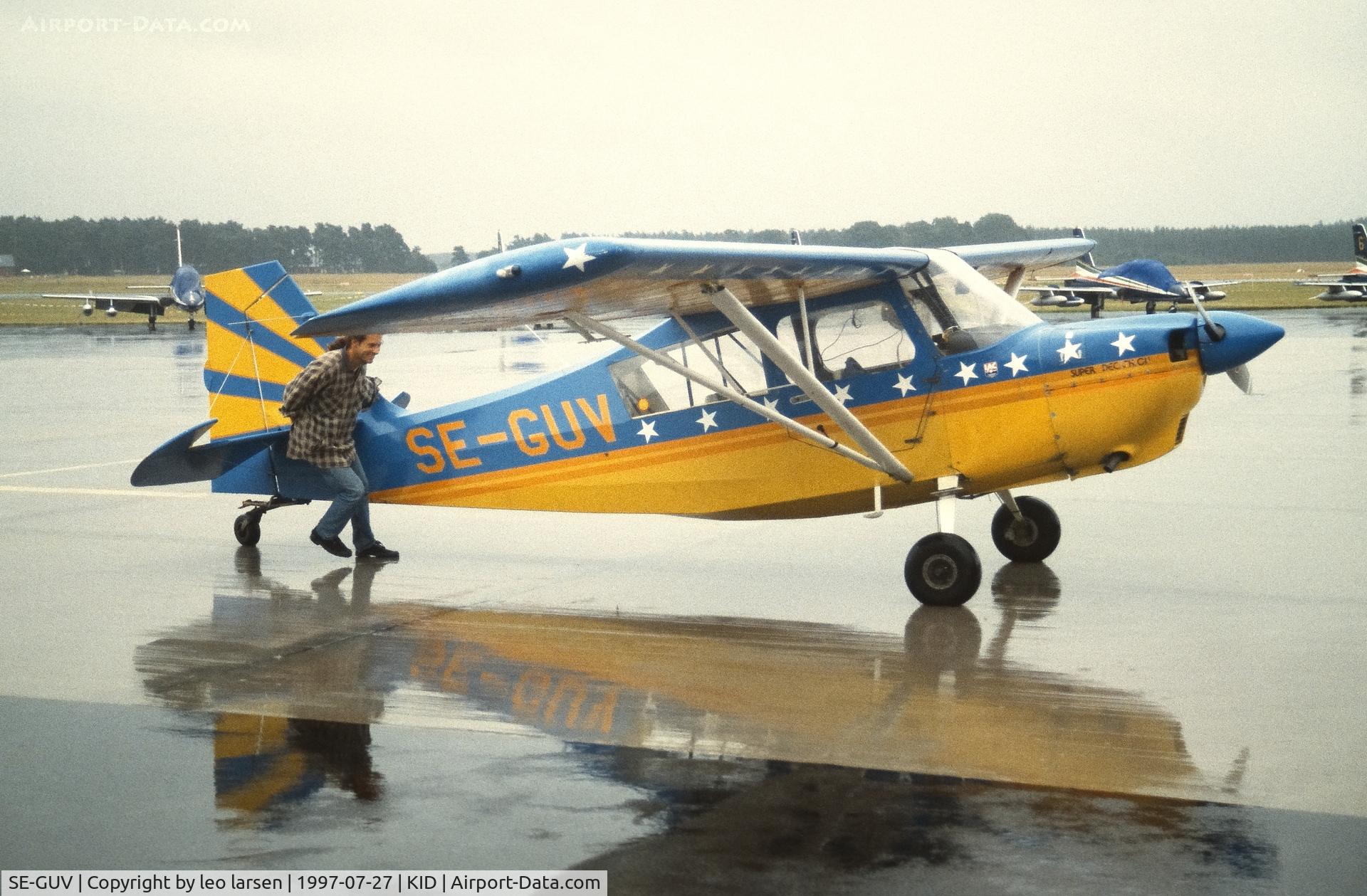 SE-GUV, 1978 Bellanca 8KCAB Decathlon C/N 409/78, Kristianstad 27.7.1997