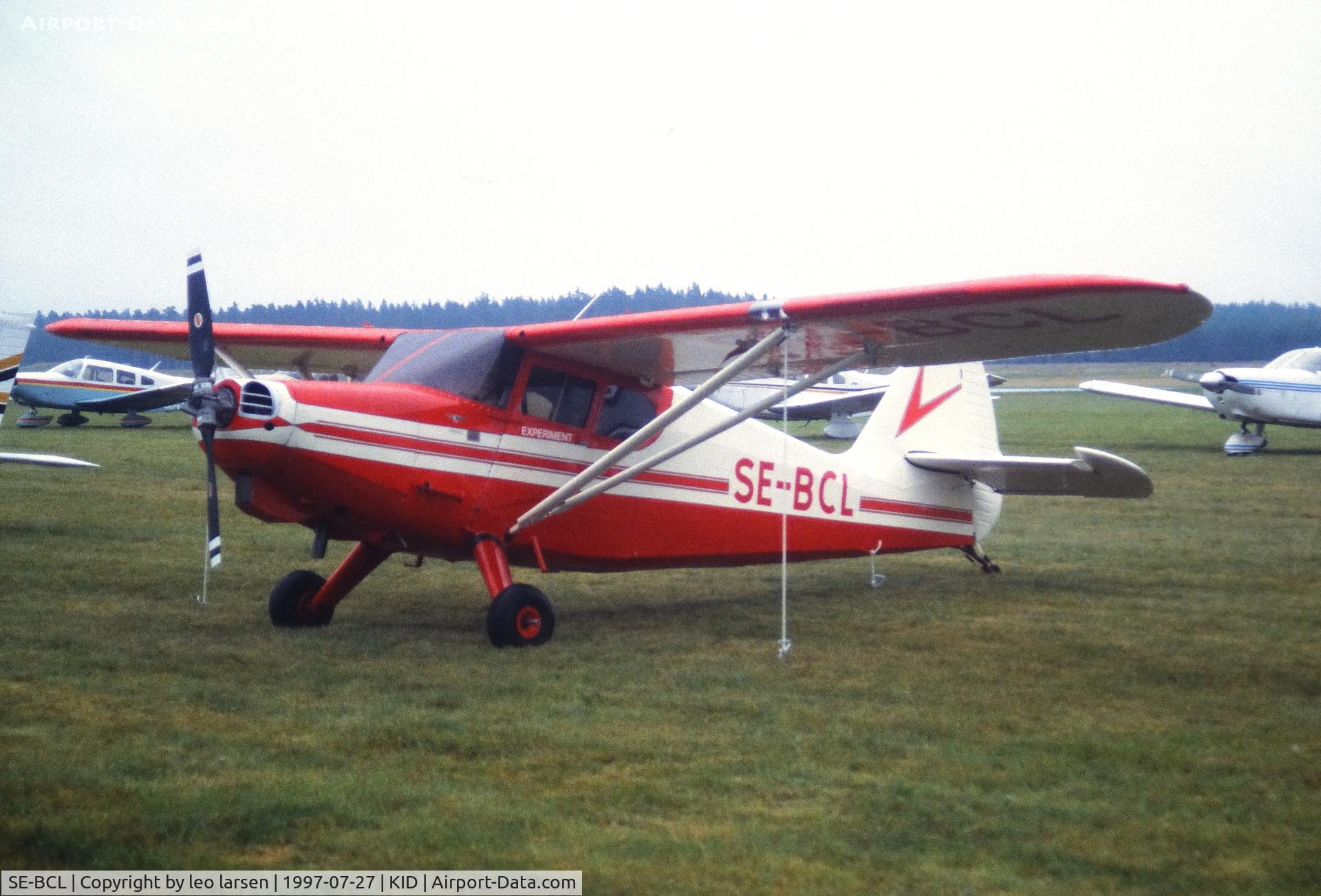 SE-BCL, Stinson 108-1 Voyager C/N 108-2103, Kristianstad 27.7.1997