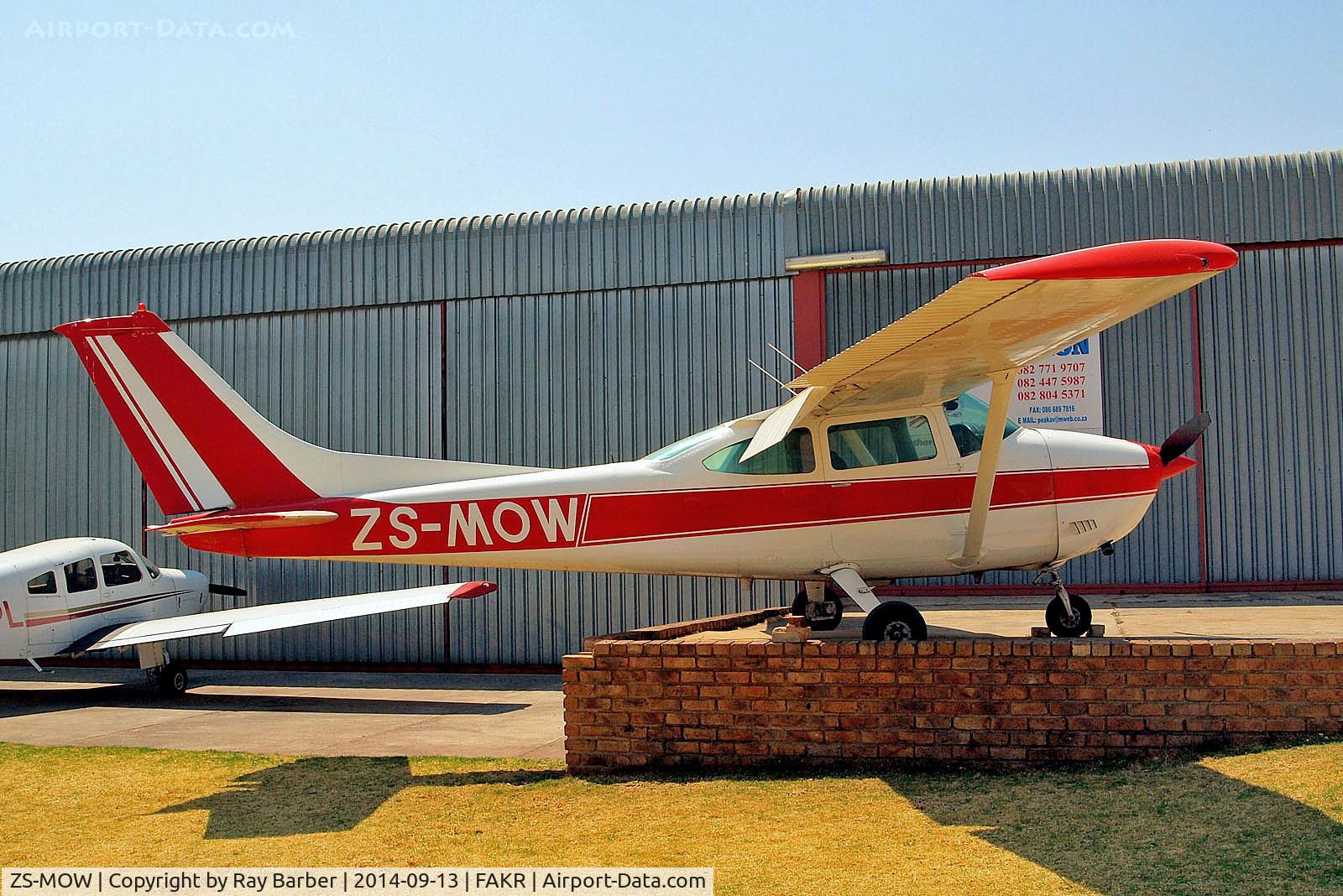 ZS-MOW, Cessna 182Q Skylane C/N 18265481, ZS-MOW   Cessna 182Q Skylane [182-65481] Krugersdorp-Oatlands~ZS 13/09/2014