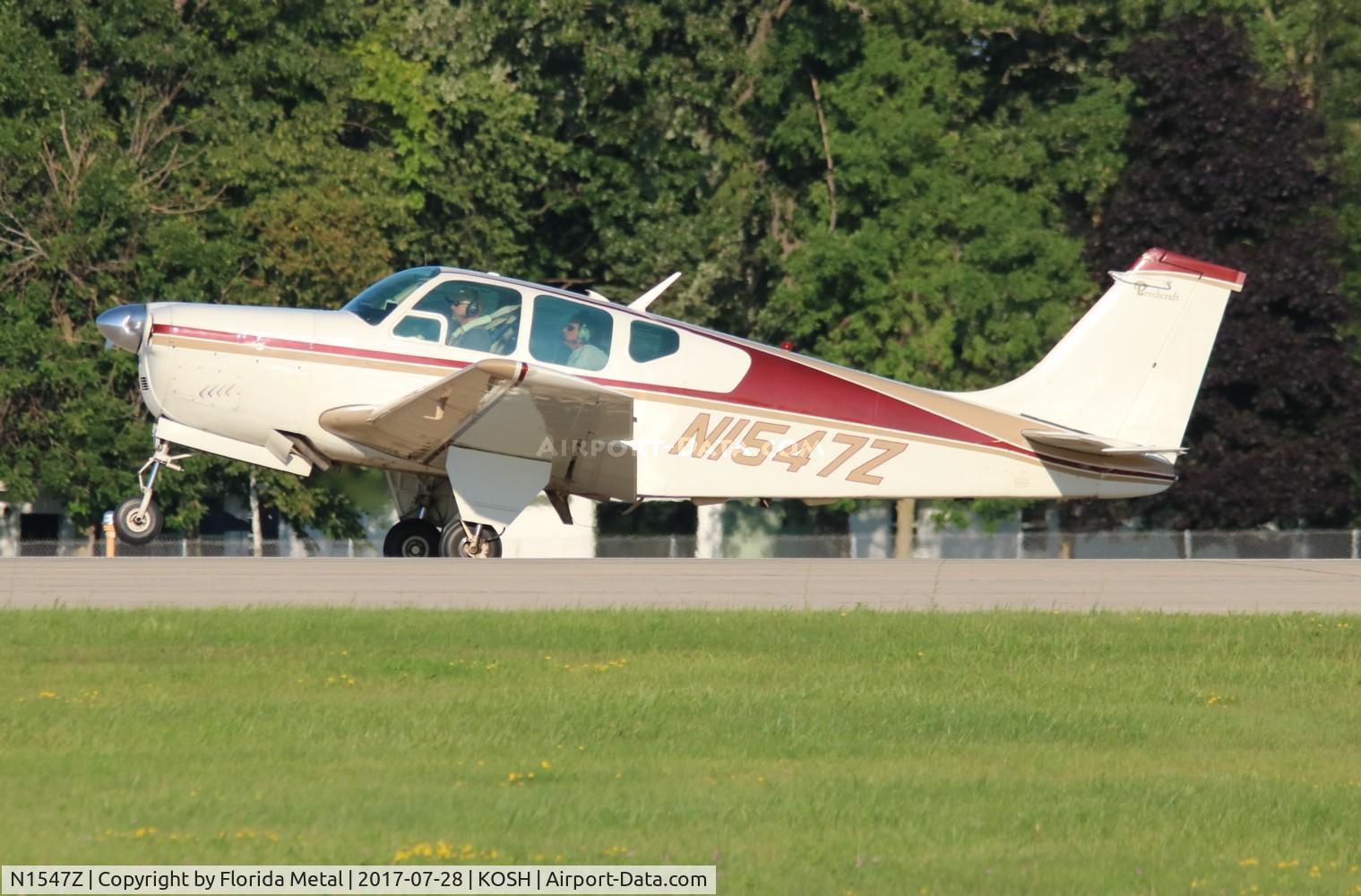 N1547Z, 1961 Beech 35-B33 Debonair C/N CD-423, EAA OSH 2017