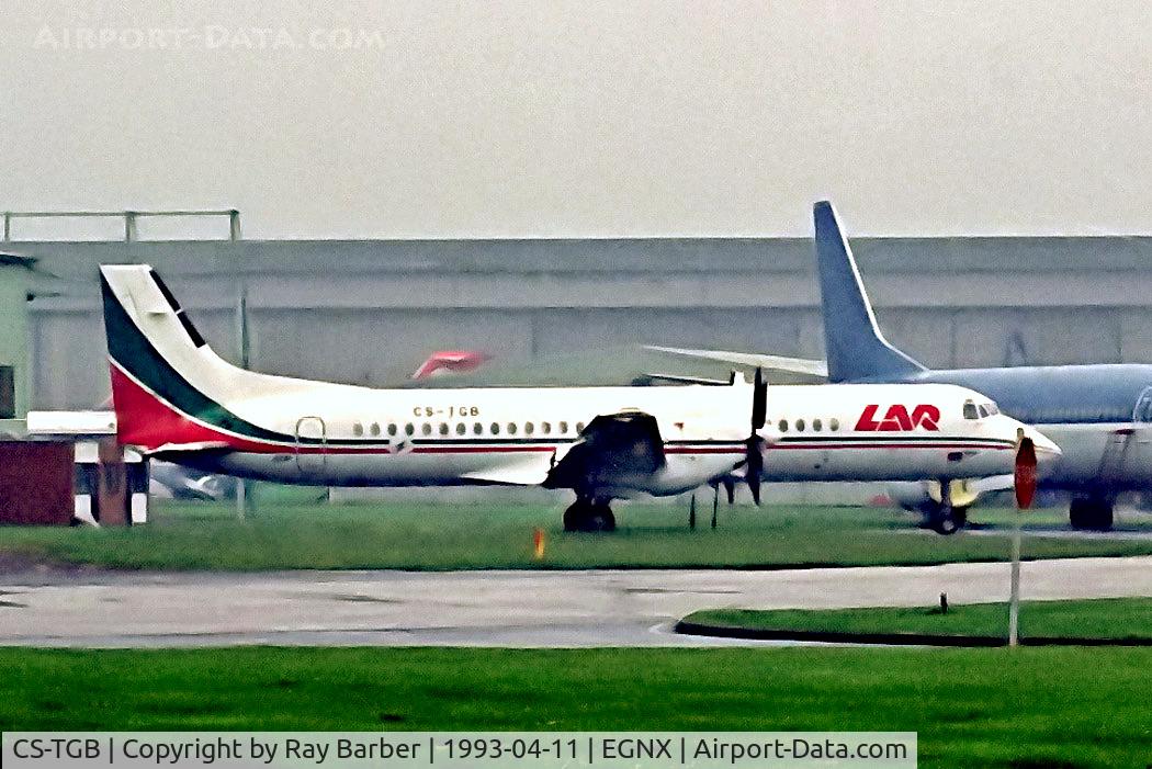 CS-TGB, 1988 British Aerospace ATP C/N 2009, CS-TGB   British Aerospace ATP [2009] (LAR Transregional) East Midlands Airport (Castle Donington)~G 11/04/1993