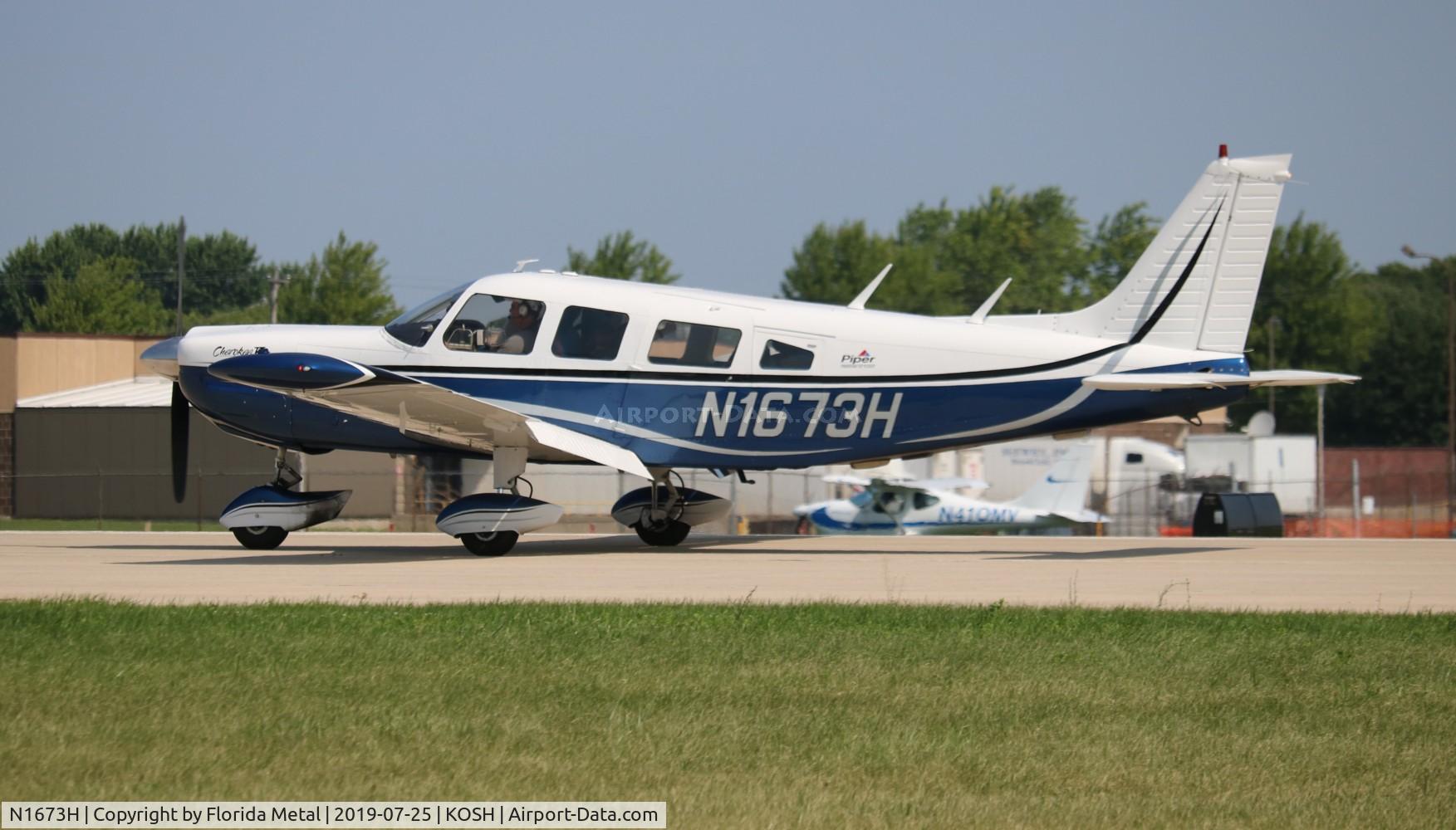 N1673H, 1977 Piper PA-32-300 Cherokee Six C/N 32-7740037, EAA OSH 2019