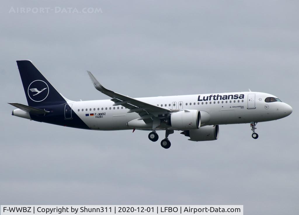 F-WWBZ, 2020 Airbus A320-271N C/N 10281, C/n 10281 - To be D-AIJD